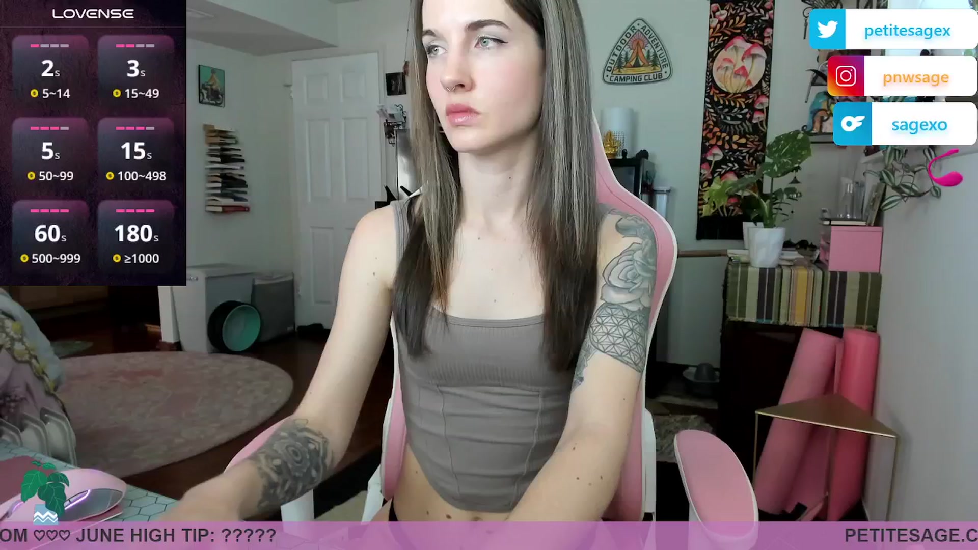 Gallery image thumbnail from PetiteSage's myfreecams stream on, 06/03/2025, 17:38 image 5 of 20