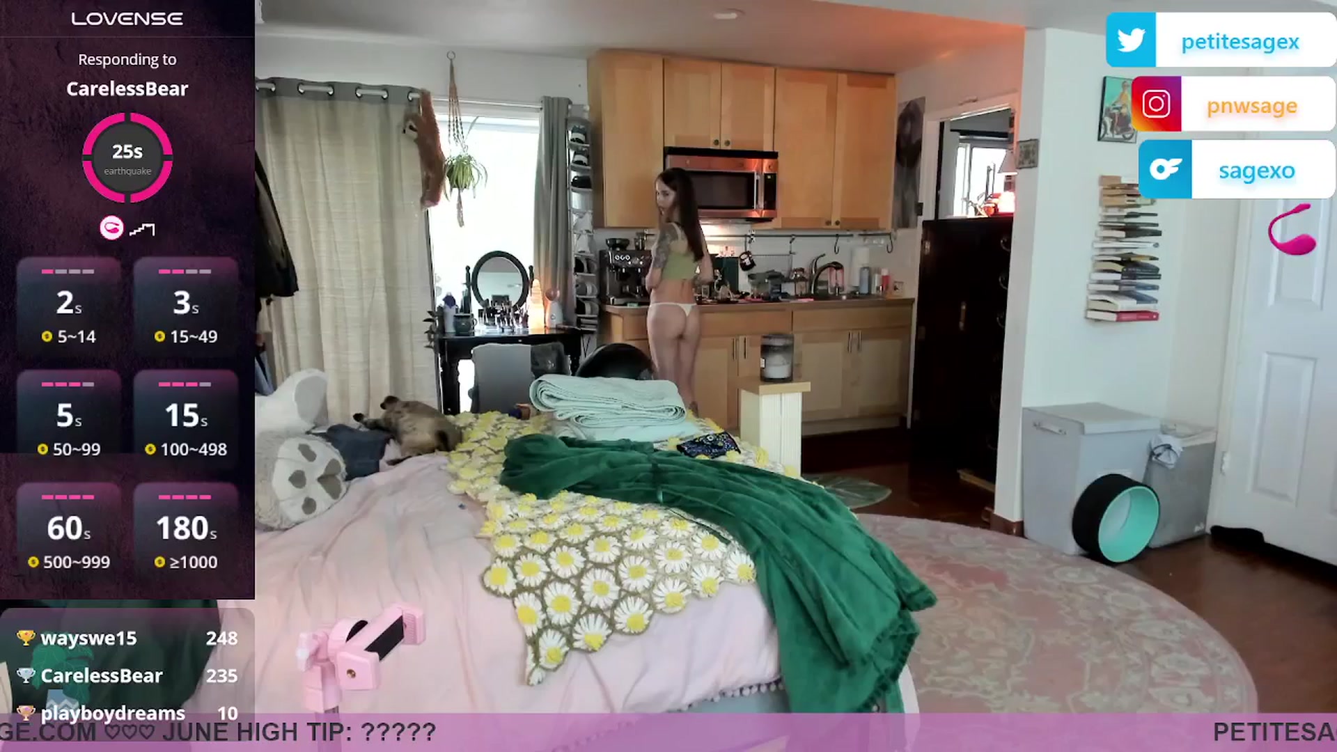 Gallery image thumbnail from PetiteSage's myfreecams stream on, 06/04/2025, 21:28 image 7 of 20