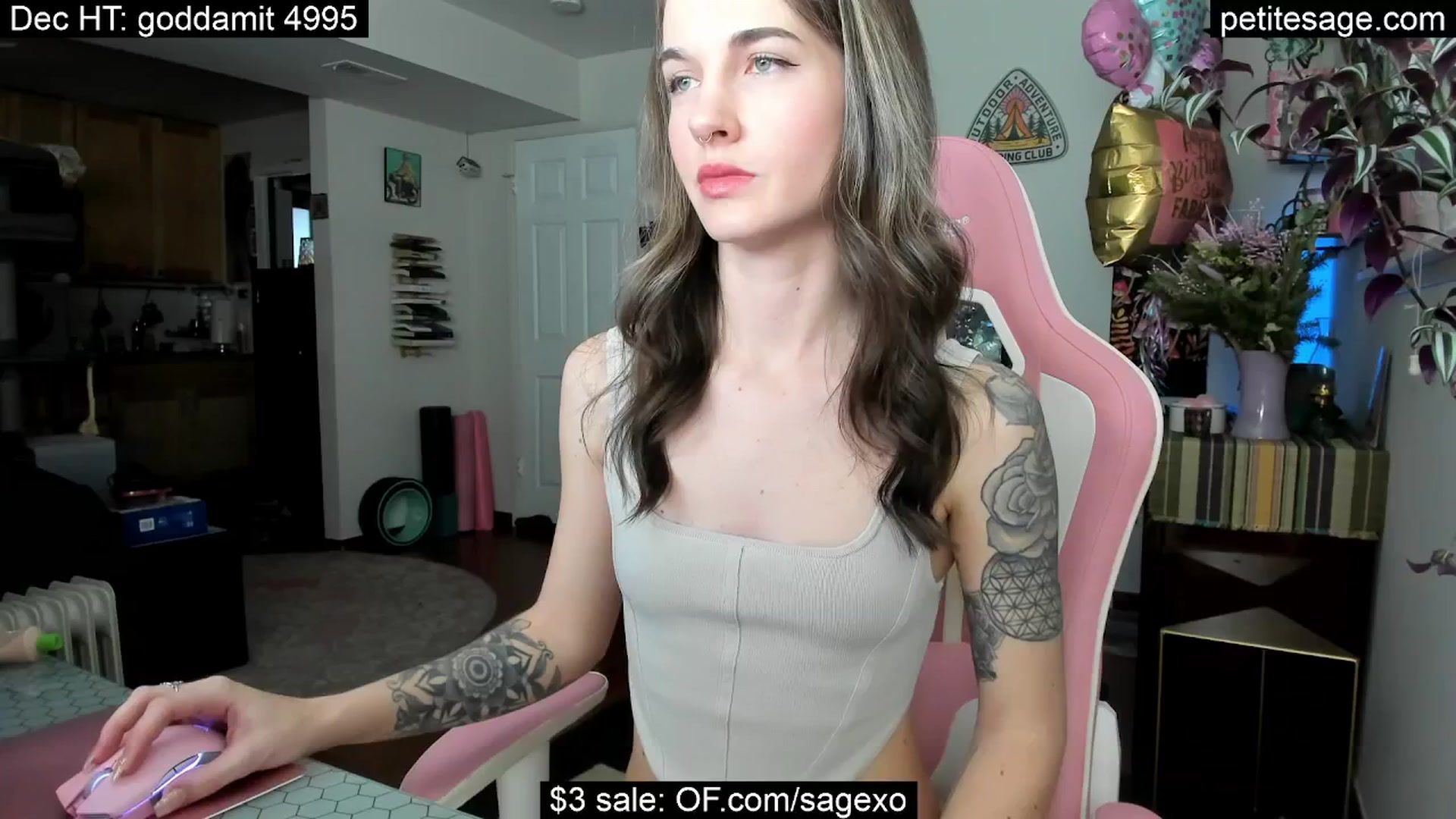 Gallery image thumbnail from PetiteSage's myfreecams stream on, 12/28/2025, 23:39 image 17 of 20