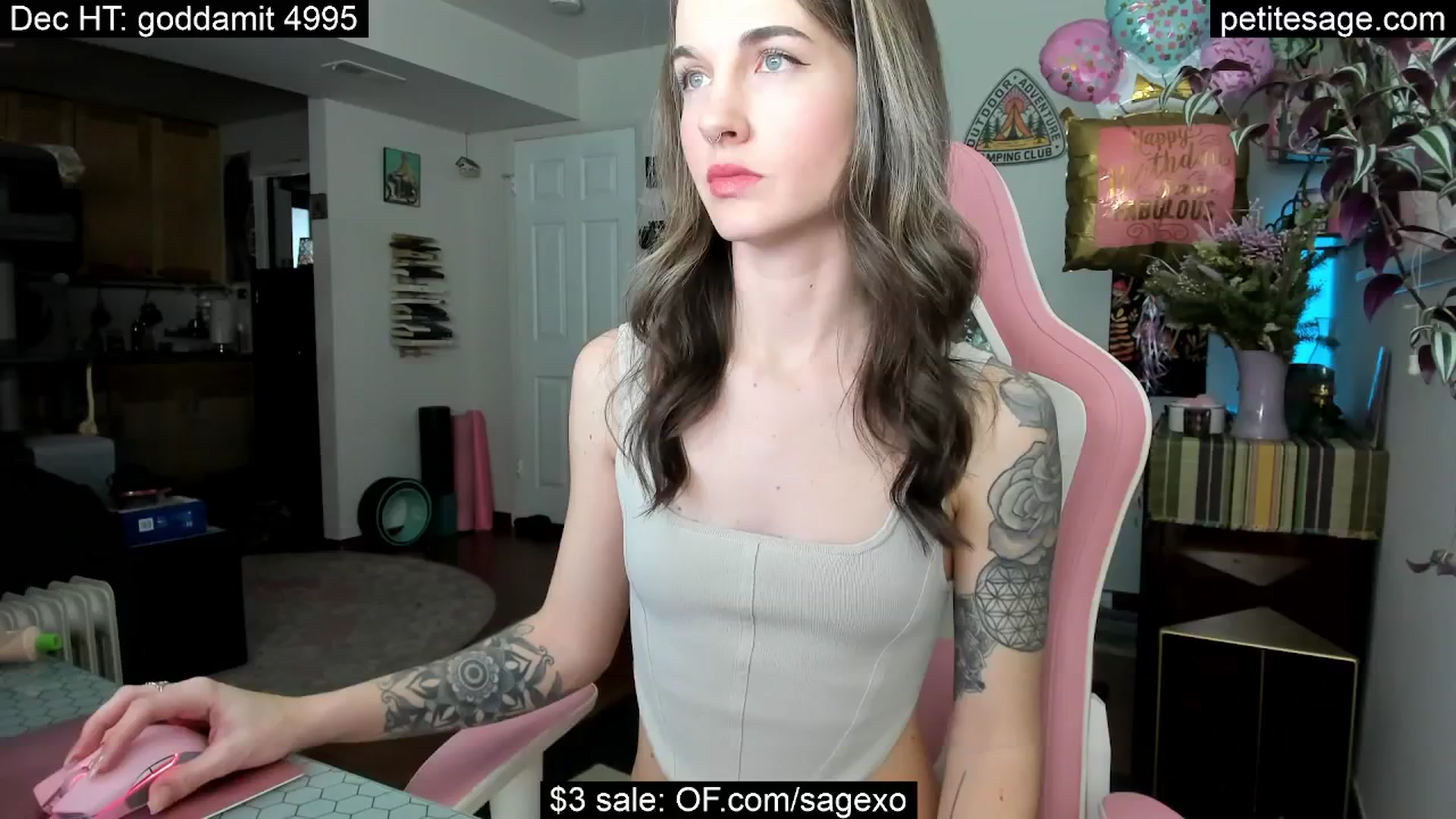 Gallery image thumbnail from PetiteSage's myfreecams stream on, 12/28/2025, 23:39 image 15 of 20