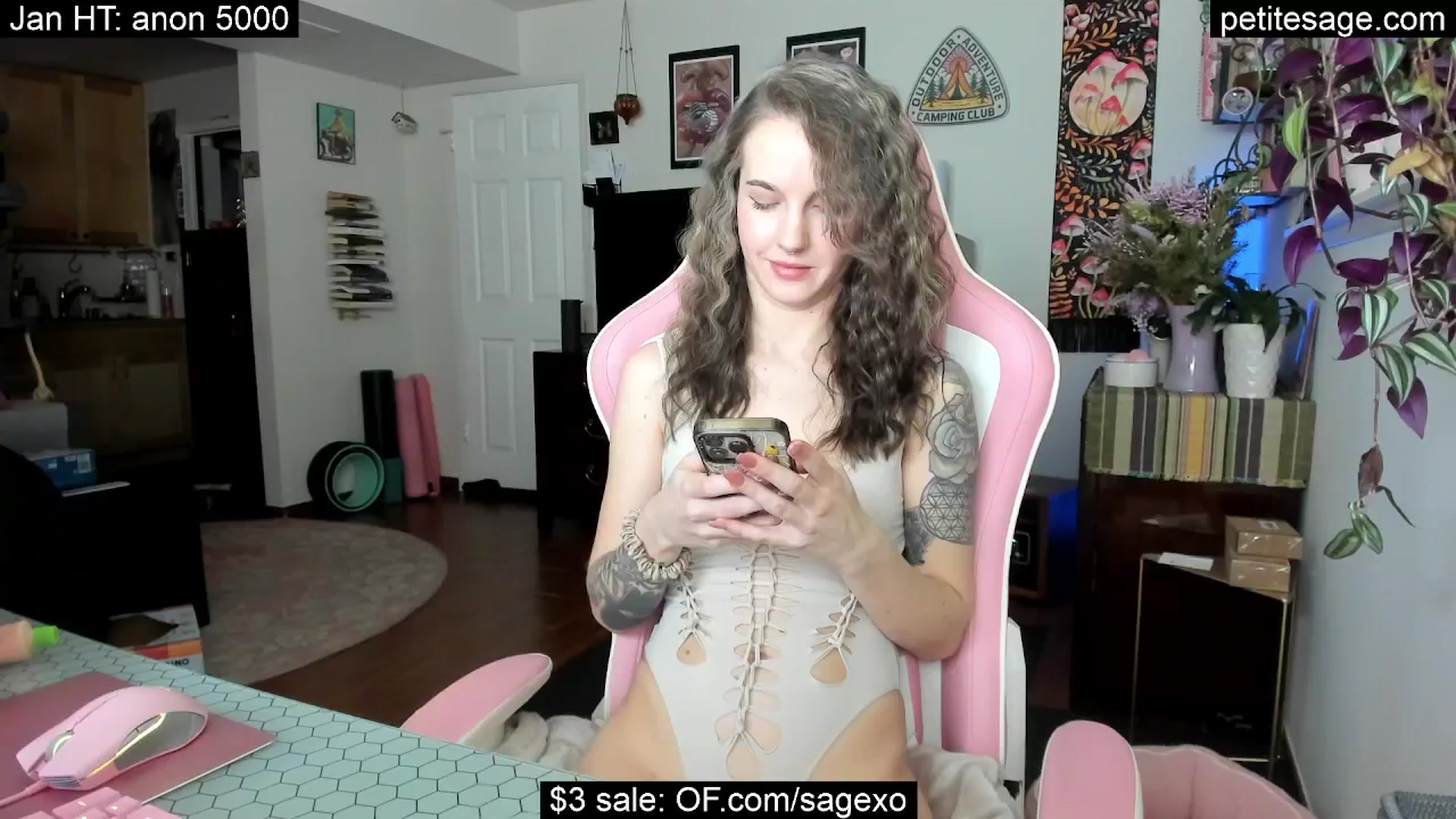 Gallery image thumbnail from PetiteSage's myfreecams stream on, 01/14/2026, 01:02 image 17 of 20