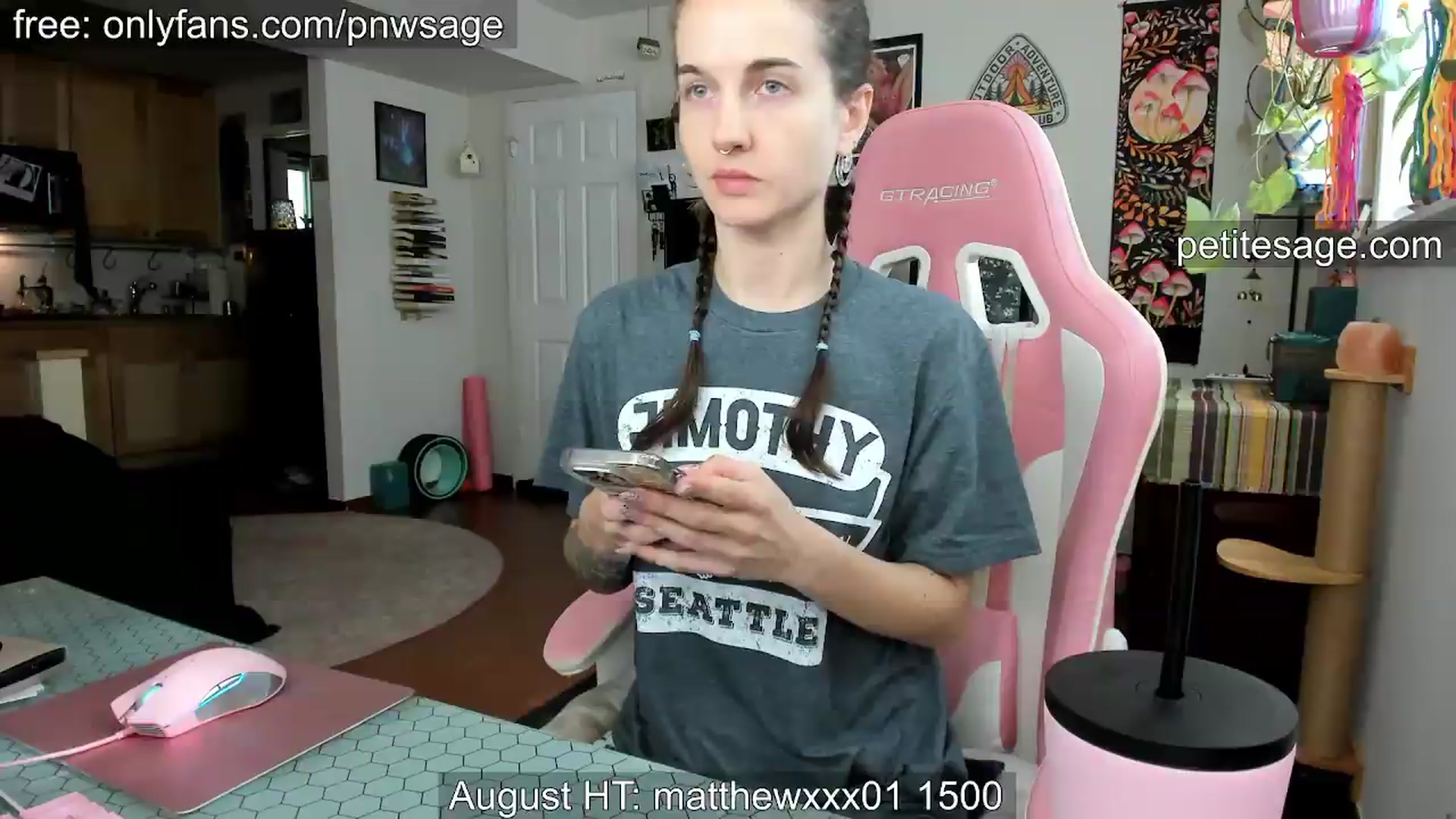 Gallery image thumbnail from PetiteSage's myfreecams stream on, 08/17/2026, 24:15 image 1 of 20
