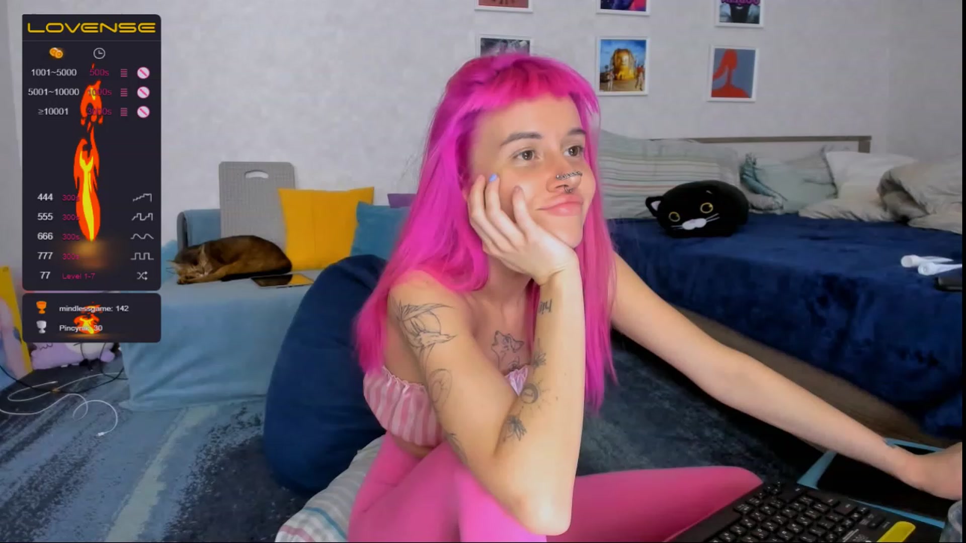Gallery image thumbnail from Pinky_Chlo's myfreecams stream on, 12/21/2022, 17:00 image 1 of 20