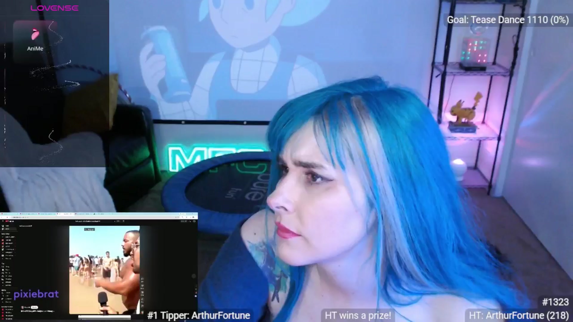 Gallery image thumbnail from PixieBrat's myfreecams stream on, 12/07/2025, 11:29 image 1 of 20
