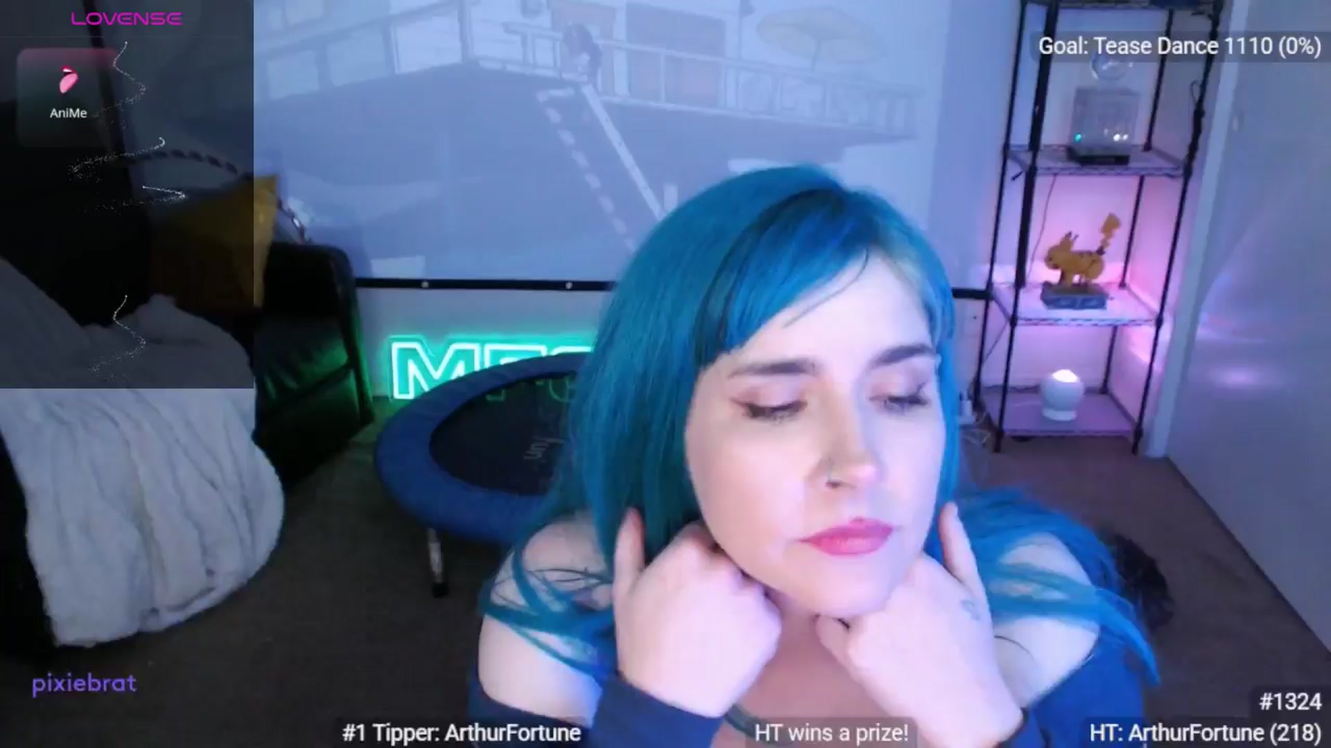 Gallery image thumbnail from PixieBrat's myfreecams stream on, 12/07/2025, 11:29 image 19 of 20