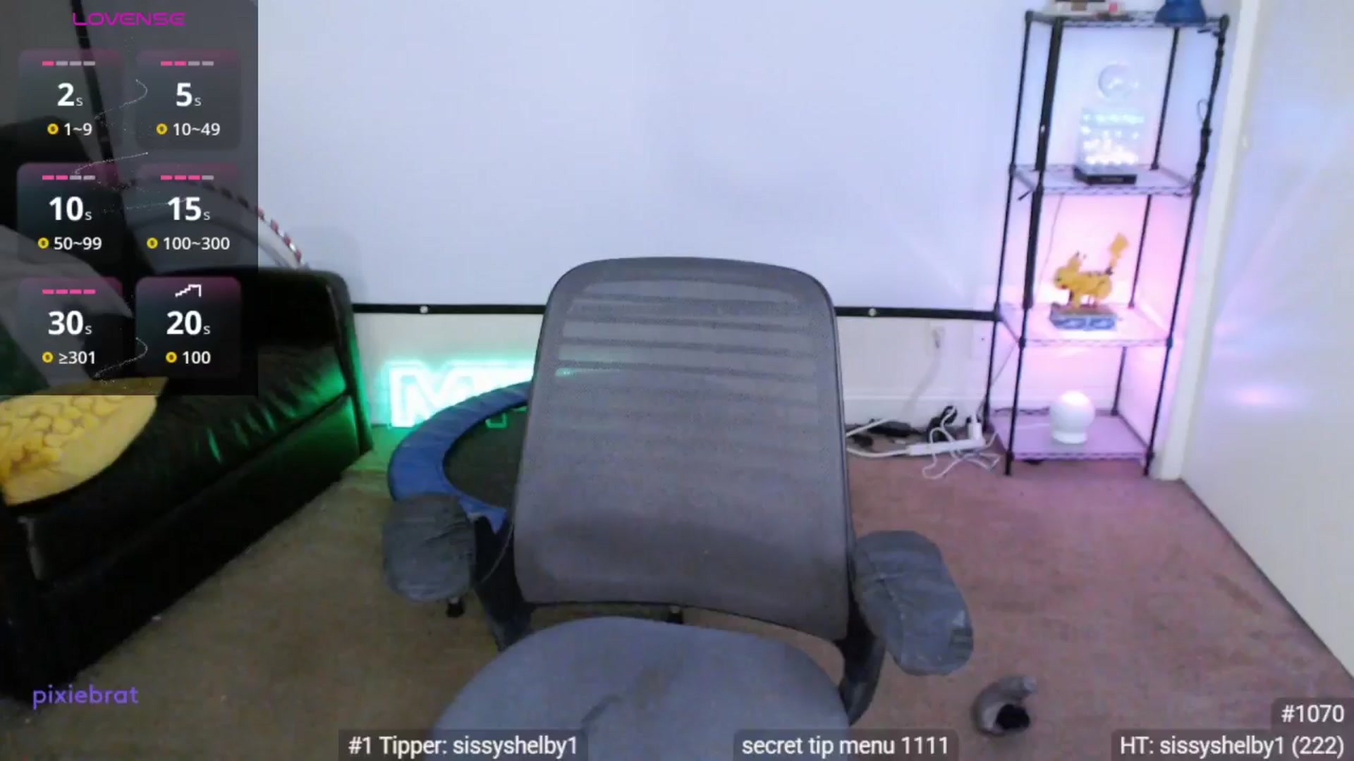 Gallery image thumbnail from PixieBrat's myfreecams stream on, 12/08/2025, 09:18 image 19 of 20