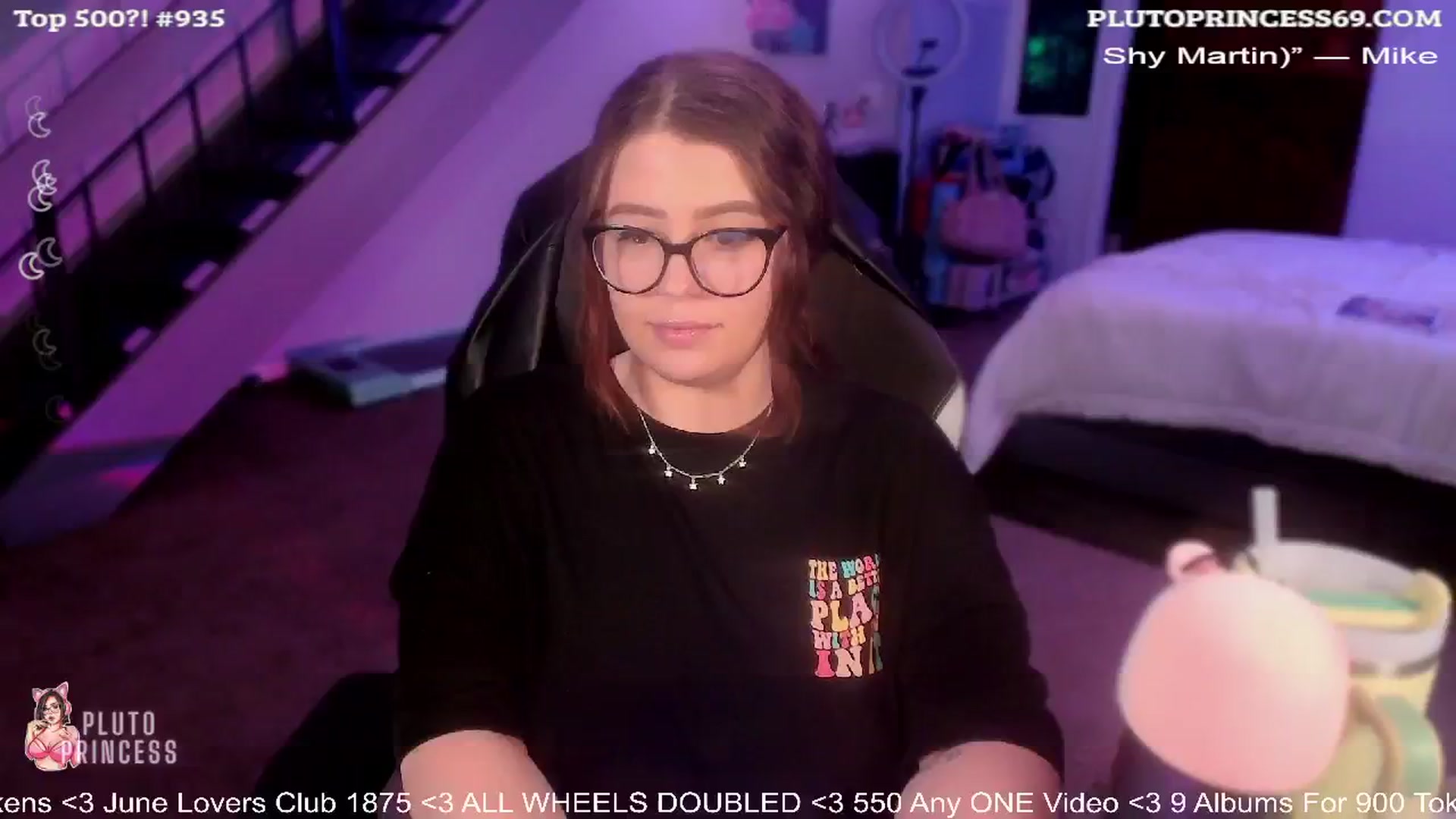 Gallery image thumbnail from PlutoPrincess's myfreecams stream on, 06/26/2024, 05:21 image 6 of 20