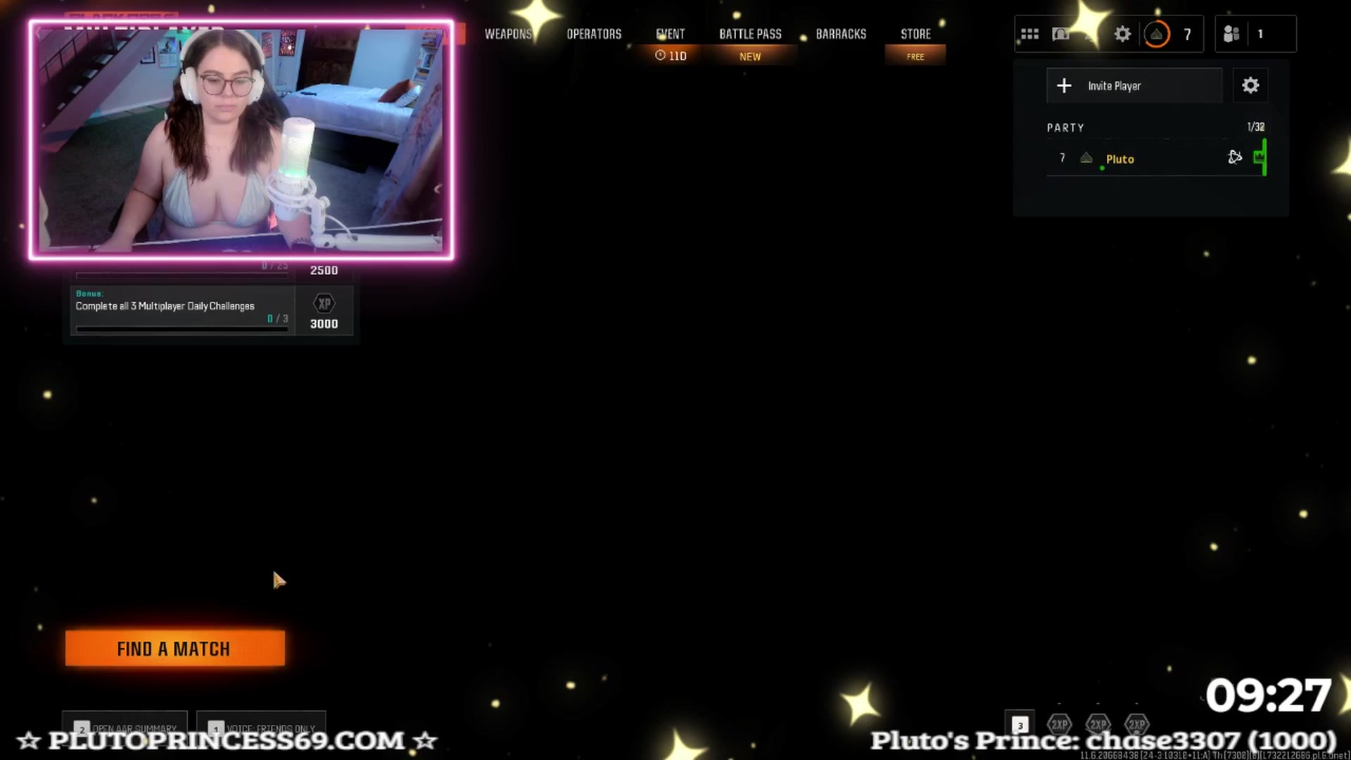 Gallery image thumbnail from PlutoPrincess's myfreecams stream on, 11/24/2024, 08:37 image 16 of 20