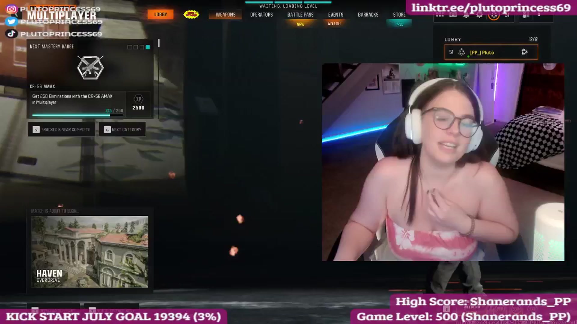 Gallery image thumbnail from PlutoPrincess's myfreecams stream on, 07/03/2025, 07:01 image 10 of 20