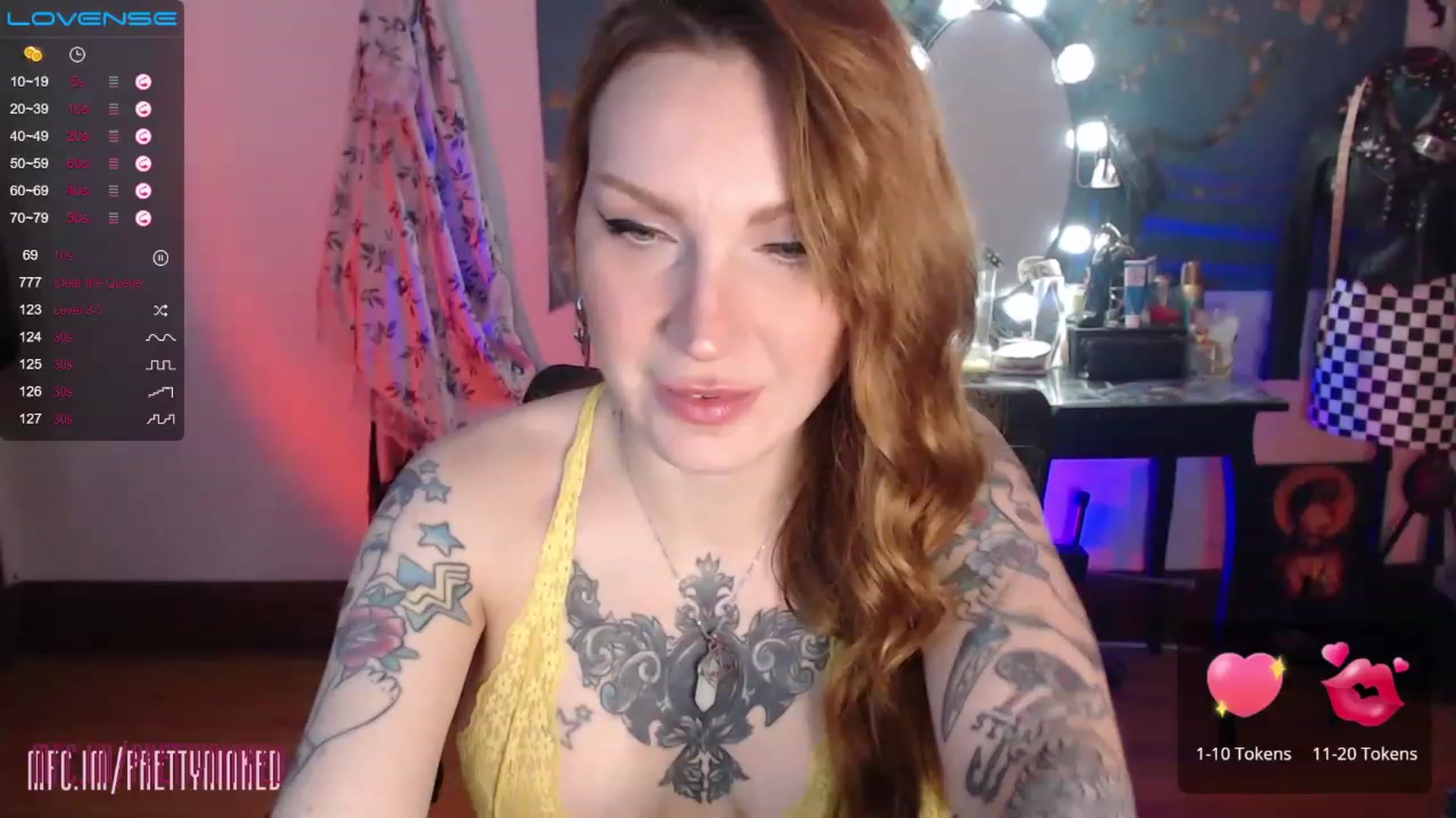 Gallery image thumbnail from PrettyNInked's myfreecams stream on, 01/02/2023, 04:52 image 2 of 20