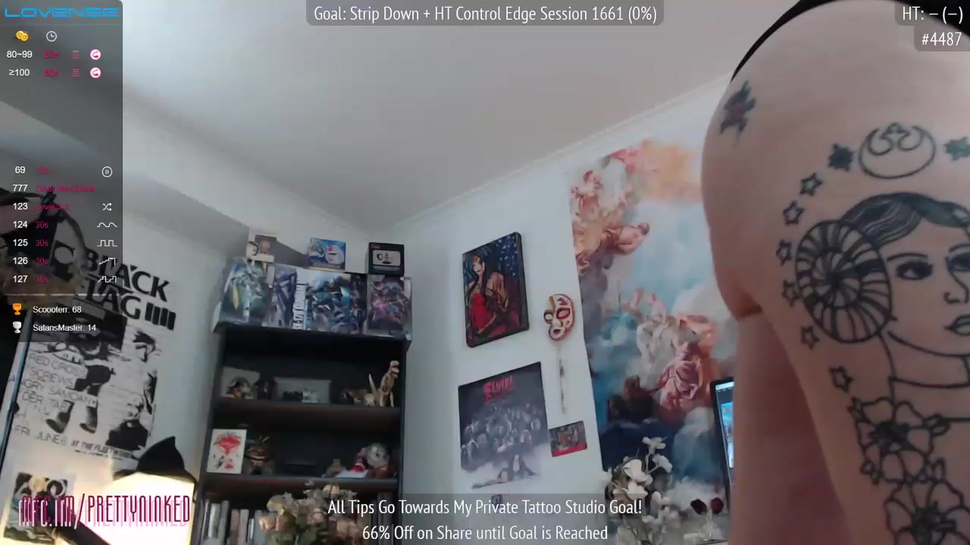 Gallery image thumbnail from PrettyNInked's myfreecams stream on, 01/09/2023, 17:00 image 10 of 20