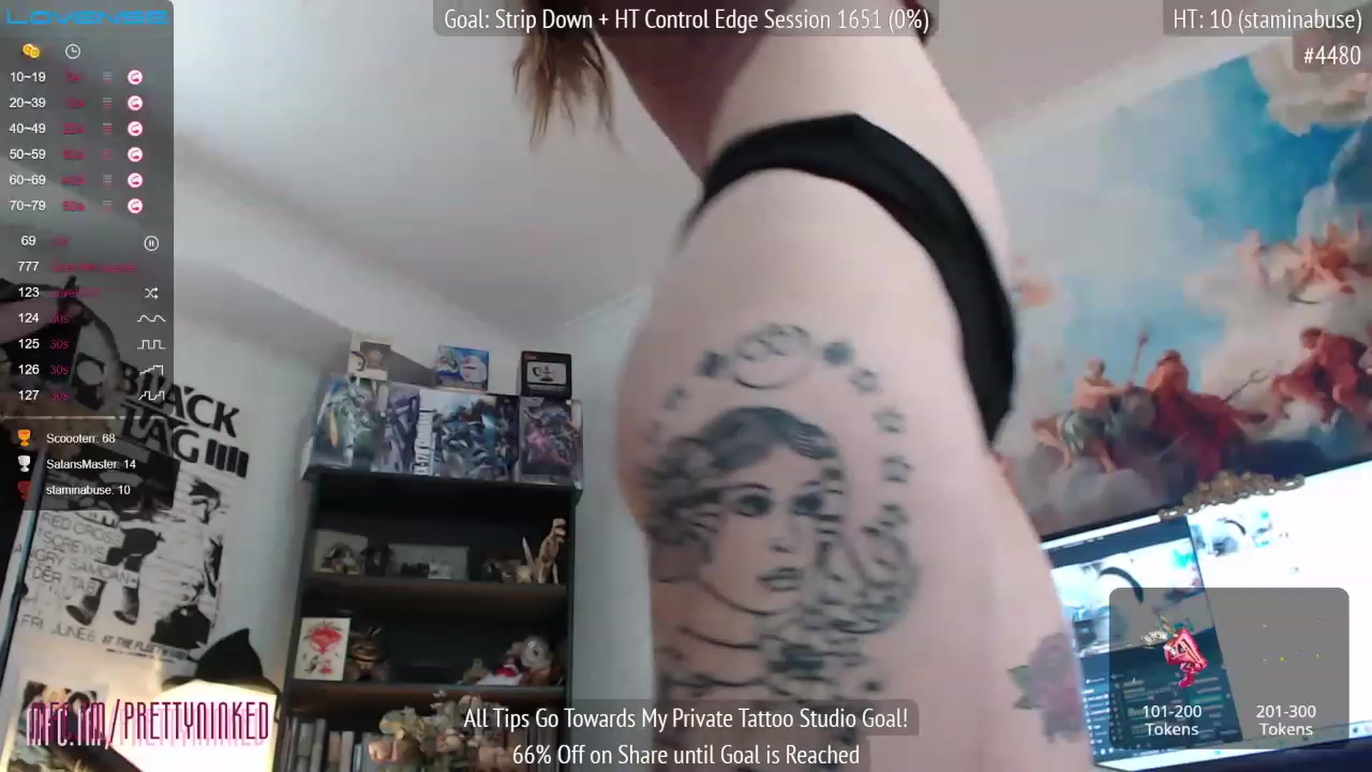Gallery image thumbnail from PrettyNInked's myfreecams stream on, 01/09/2023, 17:00 image 15 of 20
