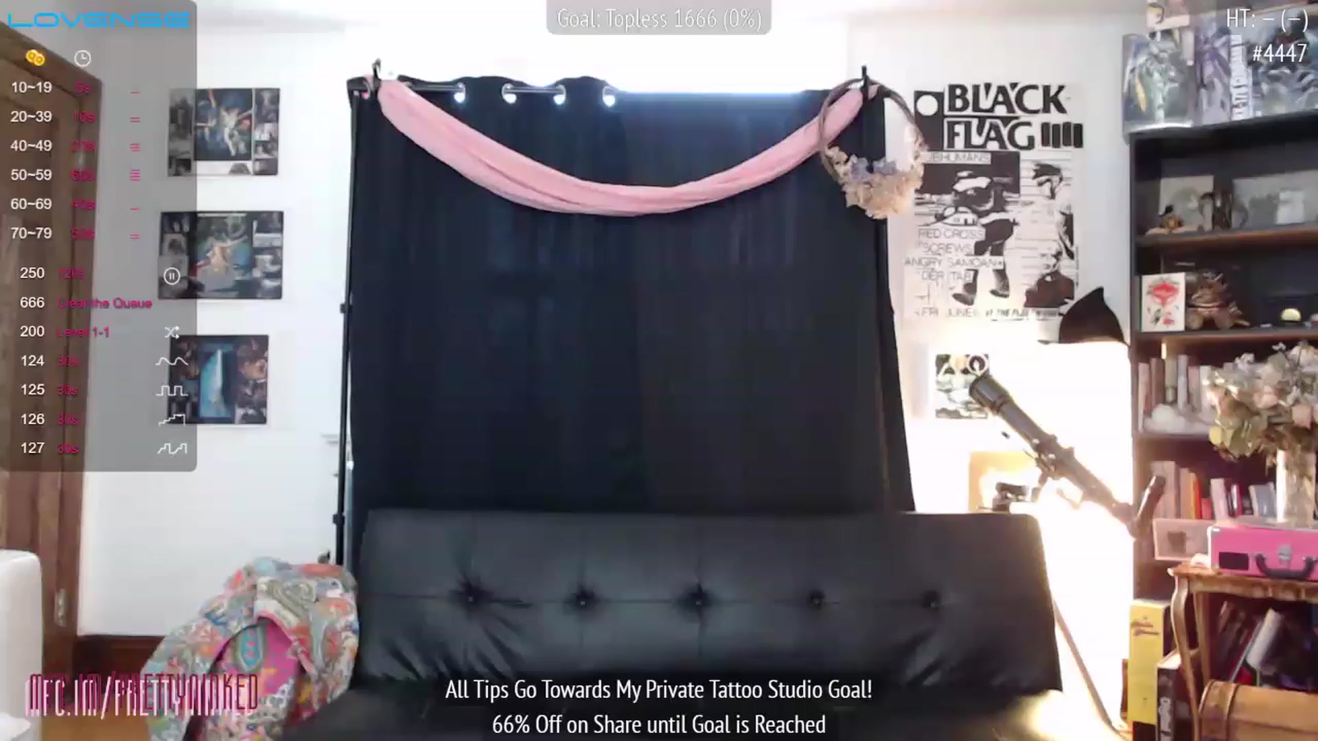 Gallery image thumbnail from PrettyNInked's myfreecams stream on, 01/18/2023, 16:51 image 5 of 20
