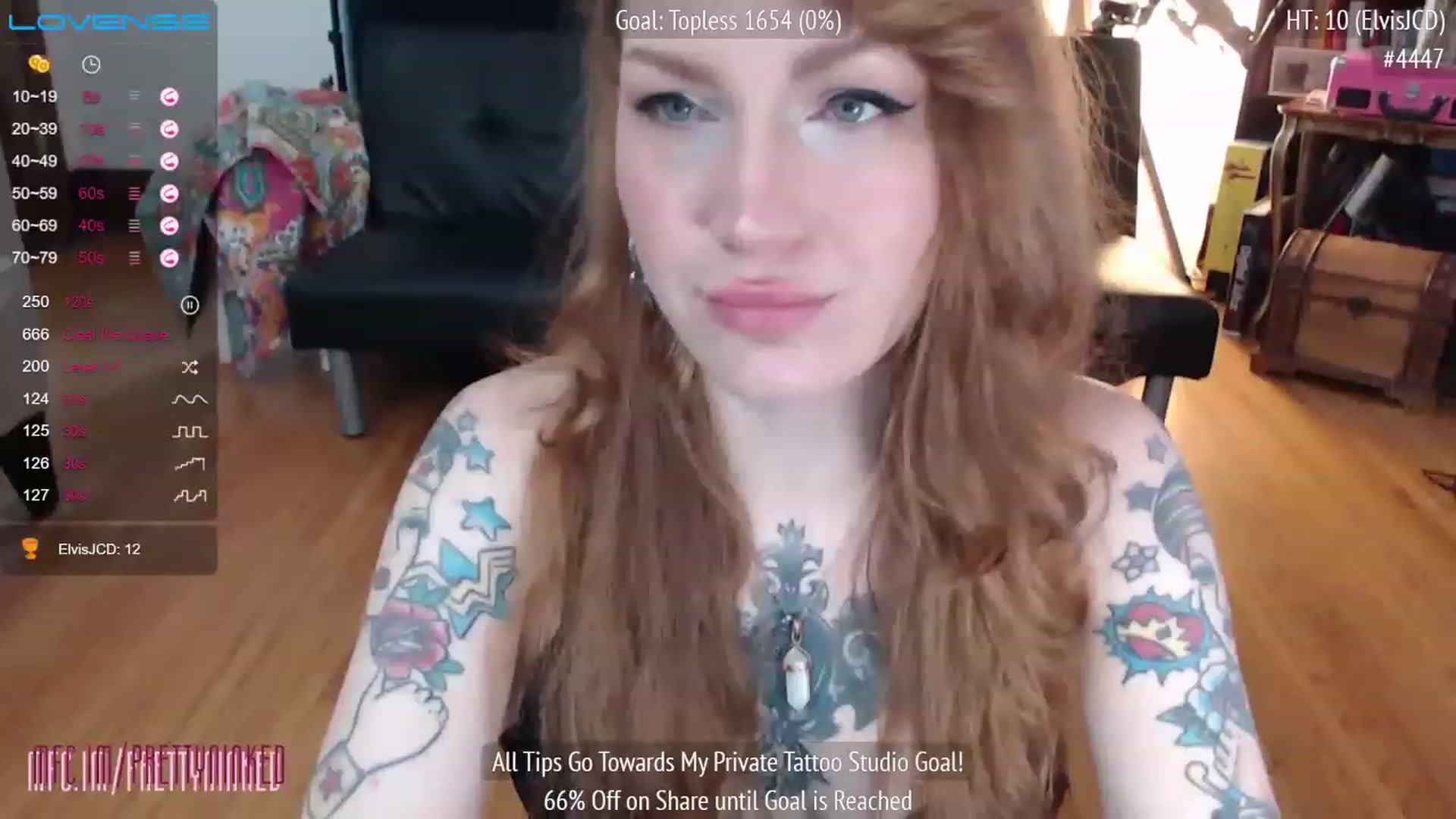 Gallery image thumbnail from PrettyNInked's myfreecams stream on, 01/18/2023, 16:51 image 15 of 20