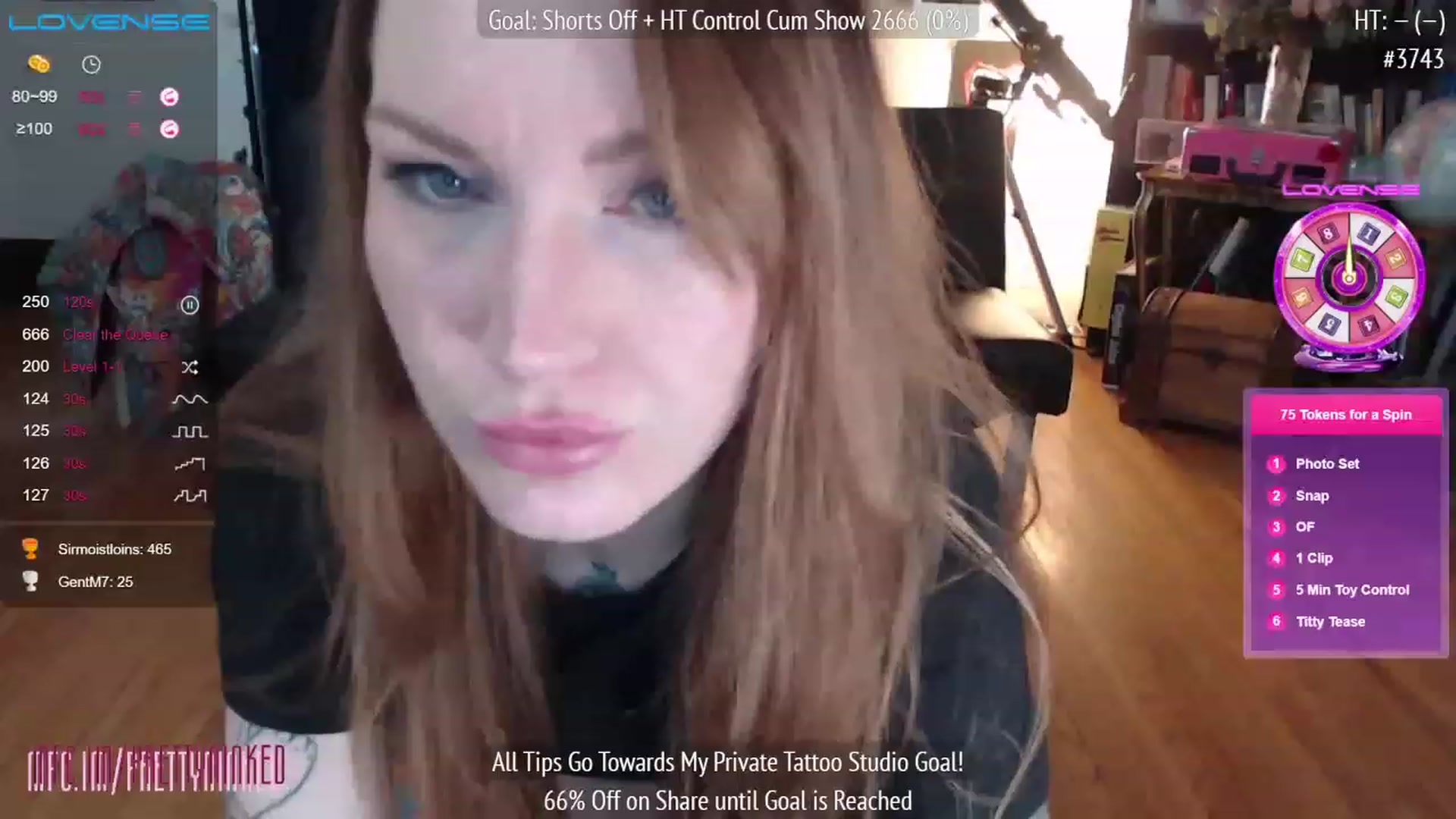 Gallery image thumbnail from PrettyNInked's myfreecams stream on, 01/20/2023, 17:49 image 9 of 20