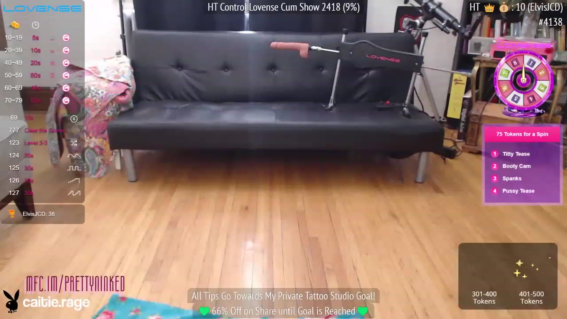 Gallery image thumbnail from PrettyNInked's myfreecams stream on, 01/30/2023, 18:02 image 5 of 20