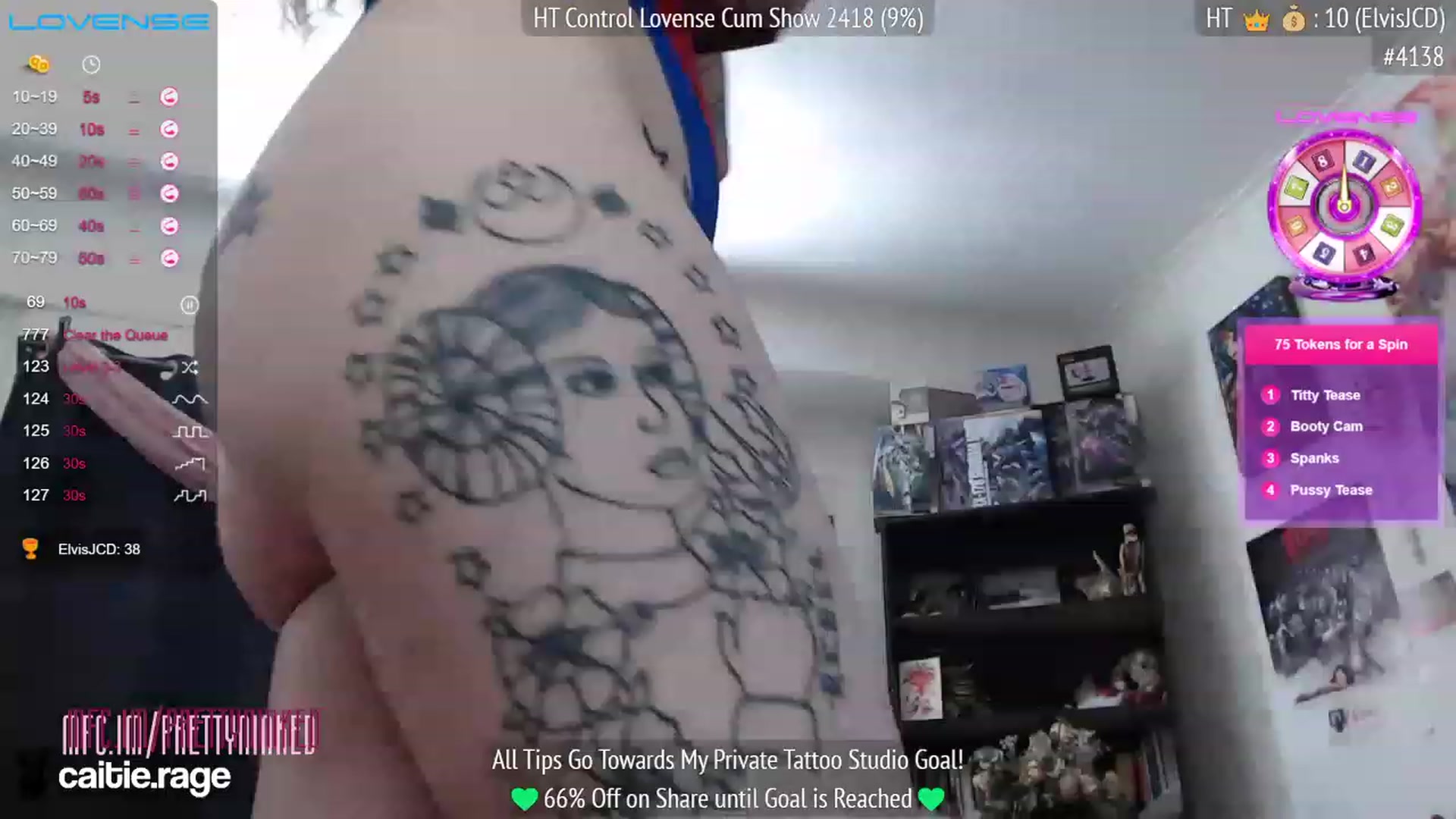 Gallery image thumbnail from PrettyNInked's myfreecams stream on, 01/30/2023, 18:02 image 2 of 20