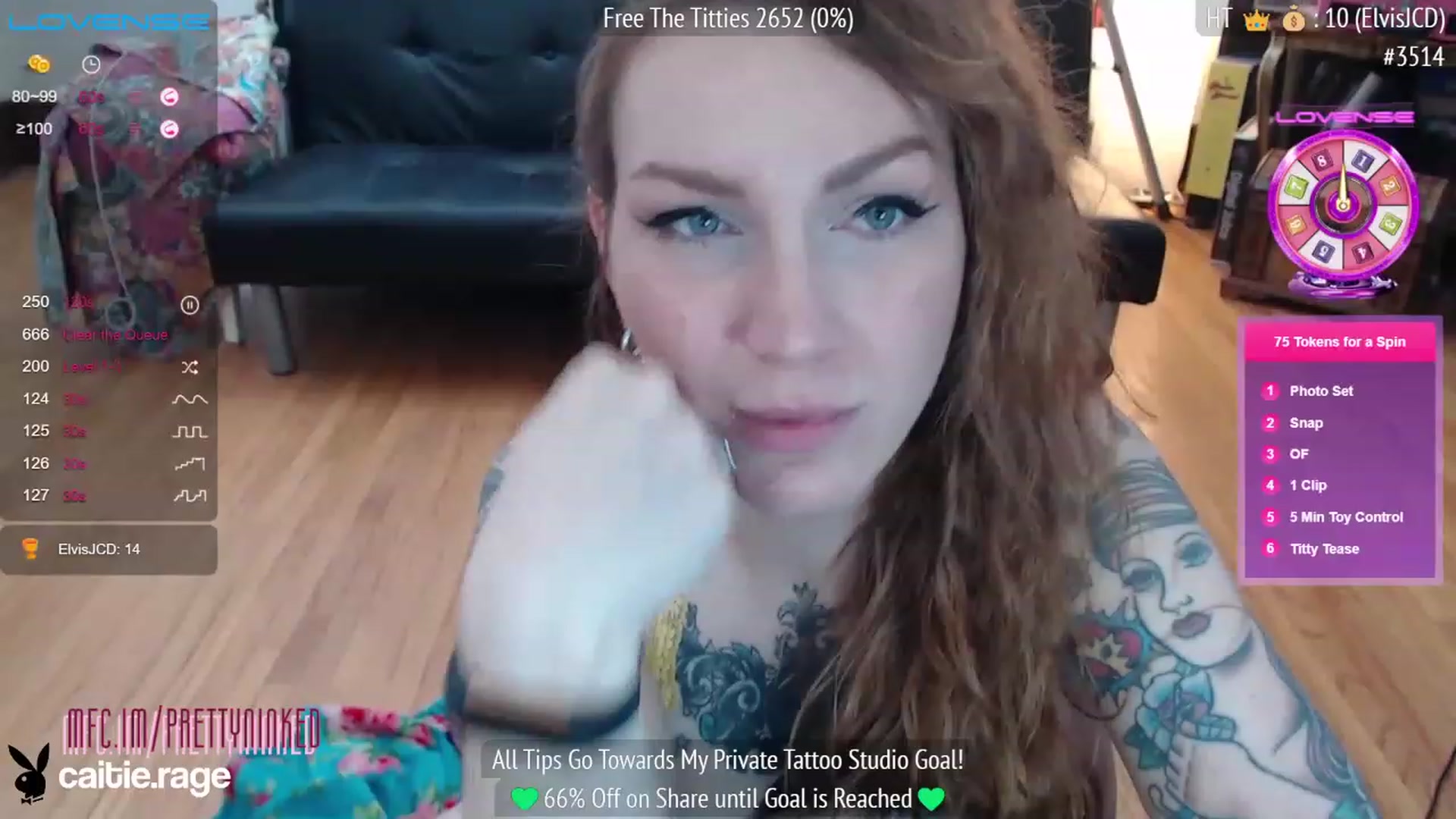 Gallery image thumbnail from PrettyNInked's myfreecams stream on, 01/31/2023, 16:19 image 20 of 20