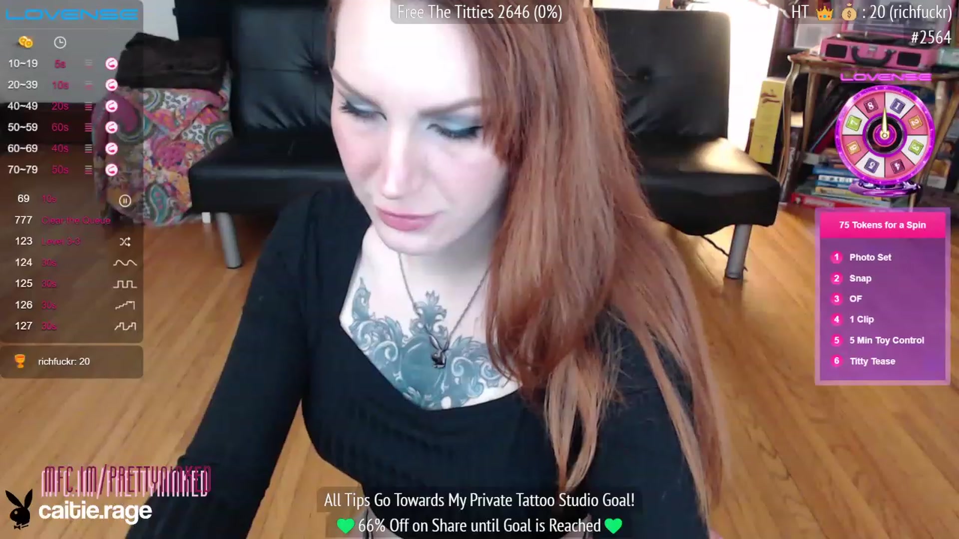 Gallery image thumbnail from PrettyNInked's myfreecams stream on, 02/09/2023, 16:38 image 16 of 20