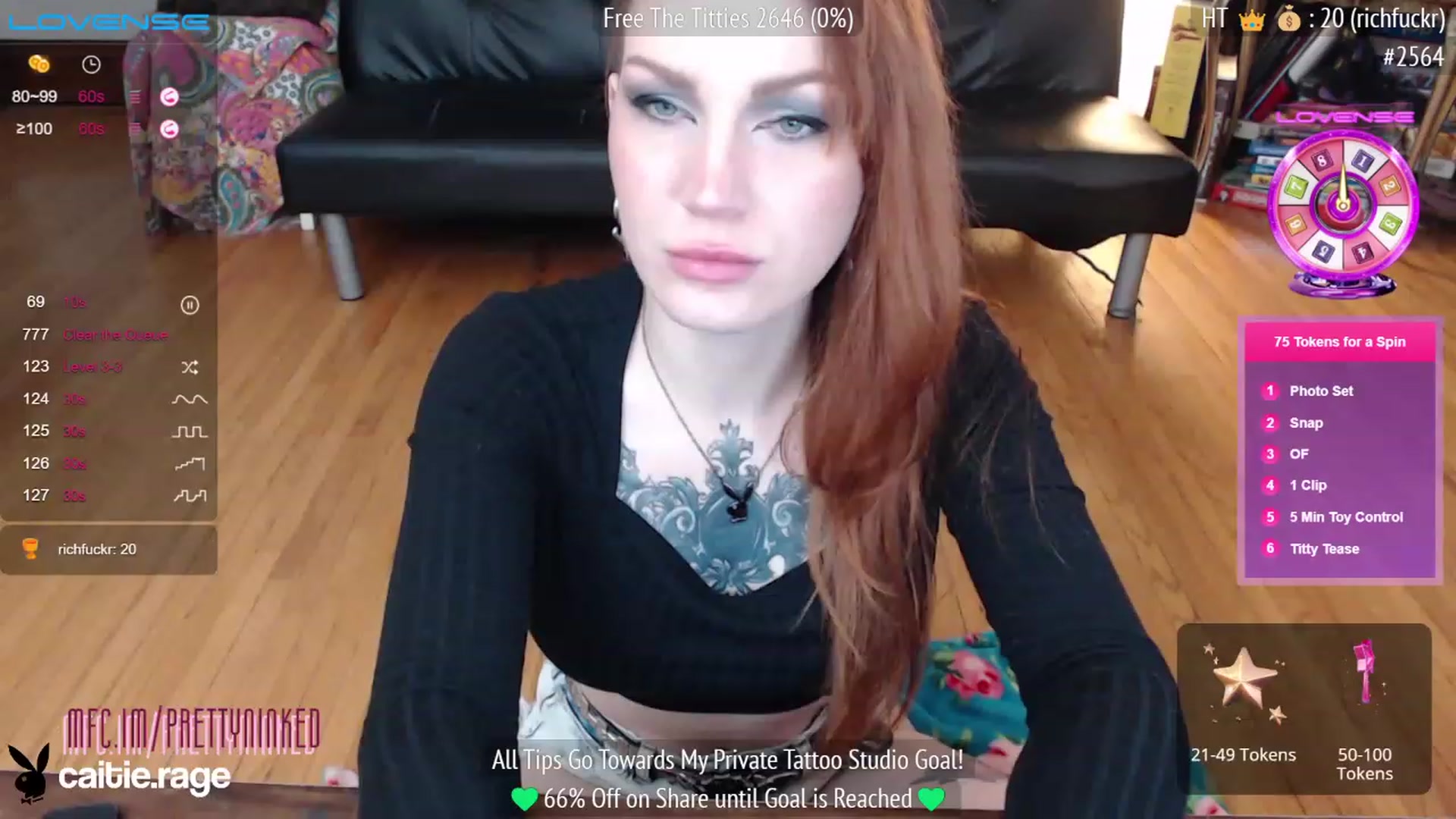 Gallery image thumbnail from PrettyNInked's myfreecams stream on, 02/09/2023, 16:38 image 18 of 20