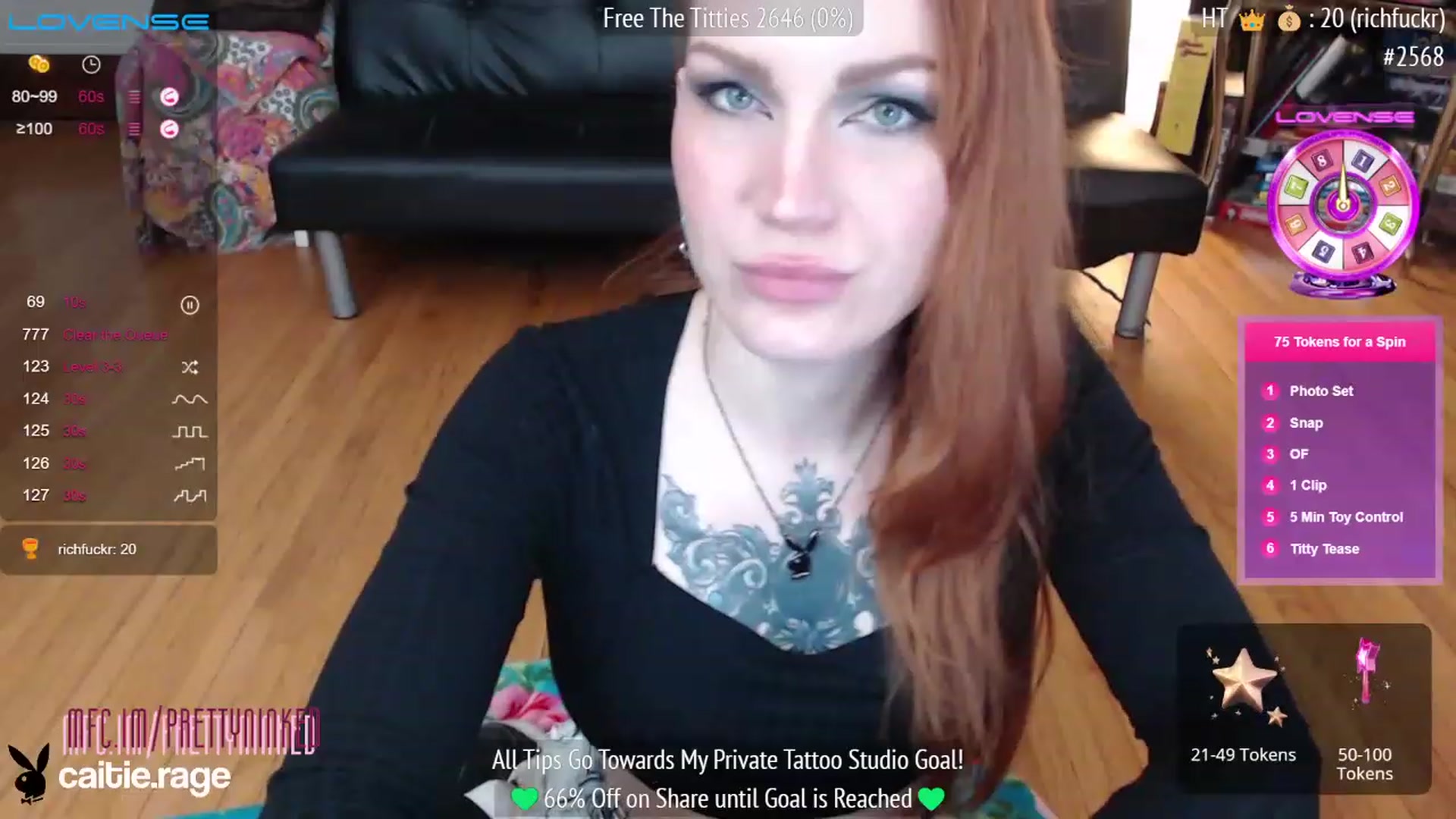 Gallery image thumbnail from PrettyNInked's myfreecams stream on, 02/09/2023, 17:26 image 8 of 20