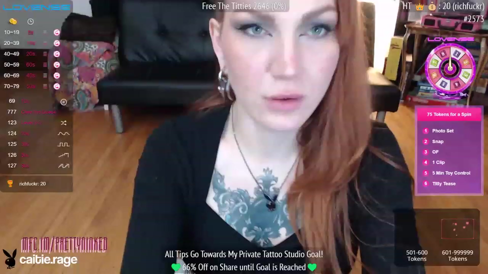 Gallery image thumbnail from PrettyNInked's myfreecams stream on, 02/09/2023, 17:26 image 19 of 20