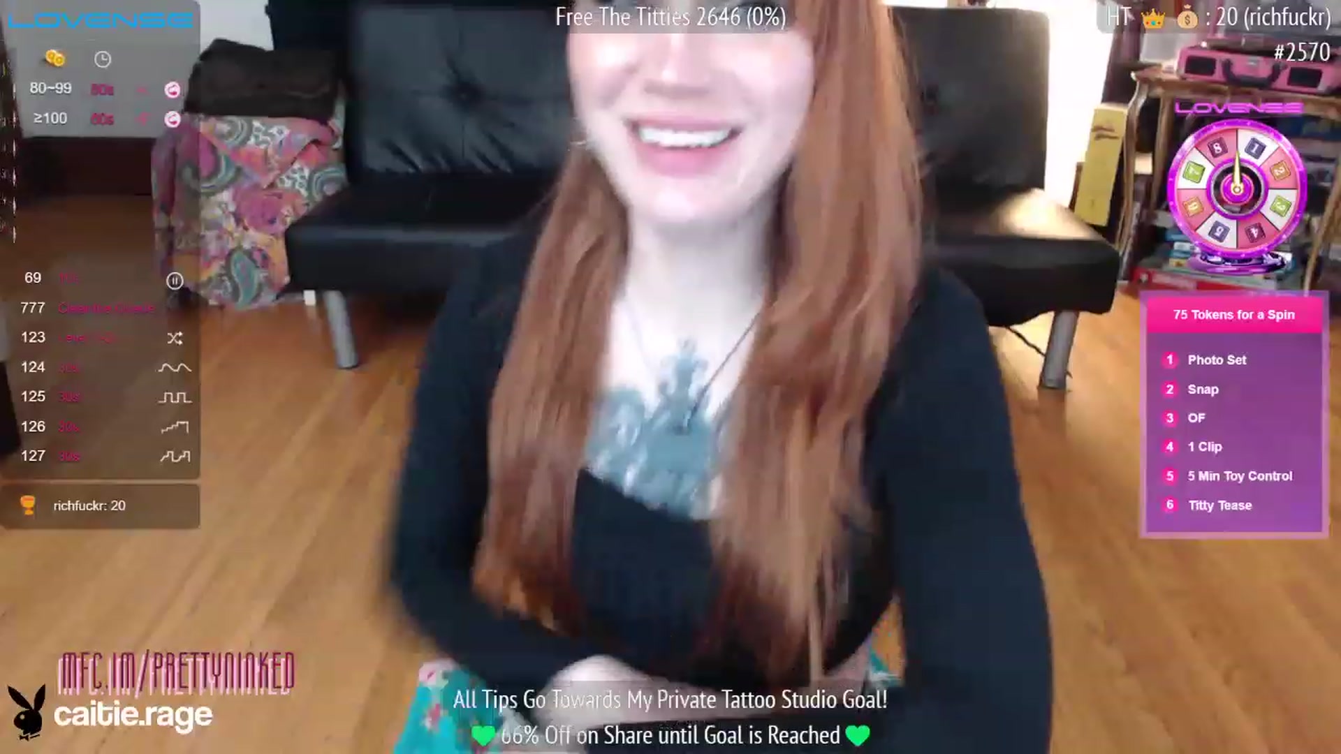 Gallery image thumbnail from PrettyNInked's myfreecams stream on, 02/09/2023, 17:26 image 14 of 20