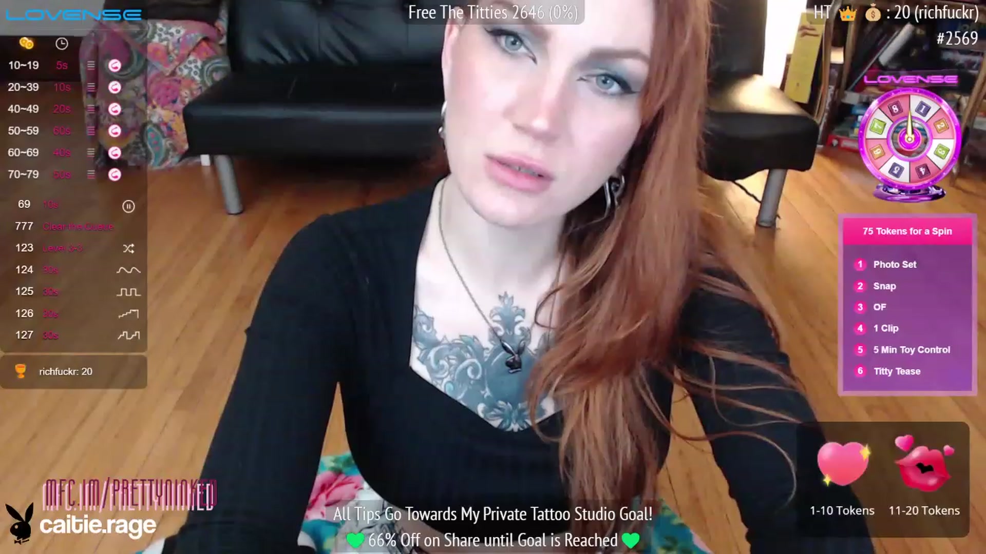 Gallery image thumbnail from PrettyNInked's myfreecams stream on, 02/09/2023, 17:26 image 10 of 20