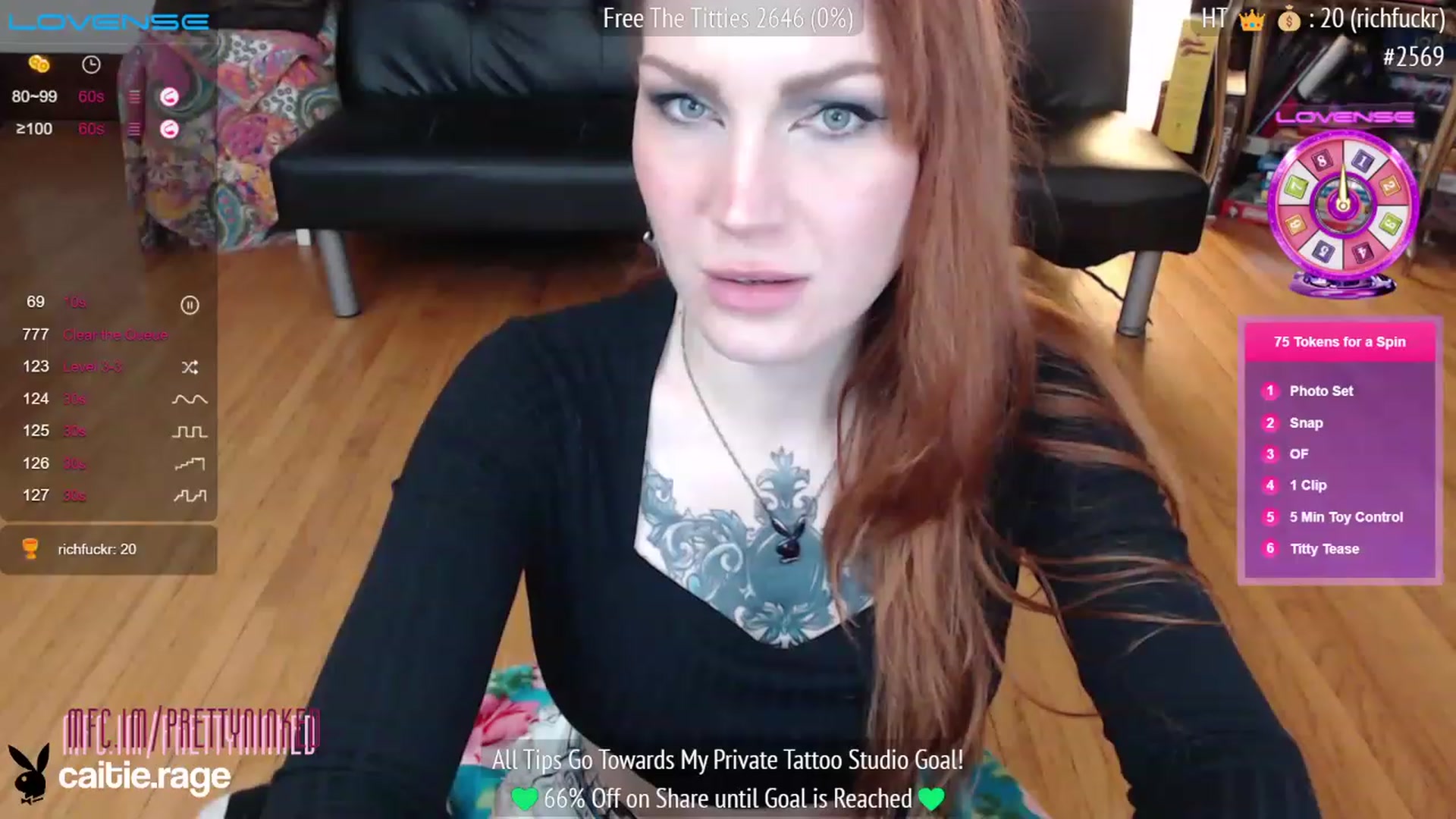 Gallery image thumbnail from PrettyNInked's myfreecams stream on, 02/09/2023, 17:26 image 11 of 20