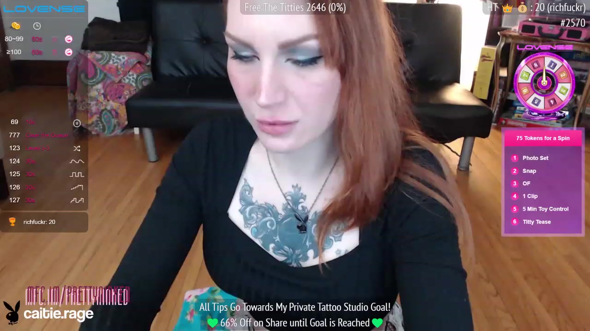 Gallery image thumbnail from PrettyNInked's myfreecams stream on, 02/09/2023, 17:26 image 13 of 20