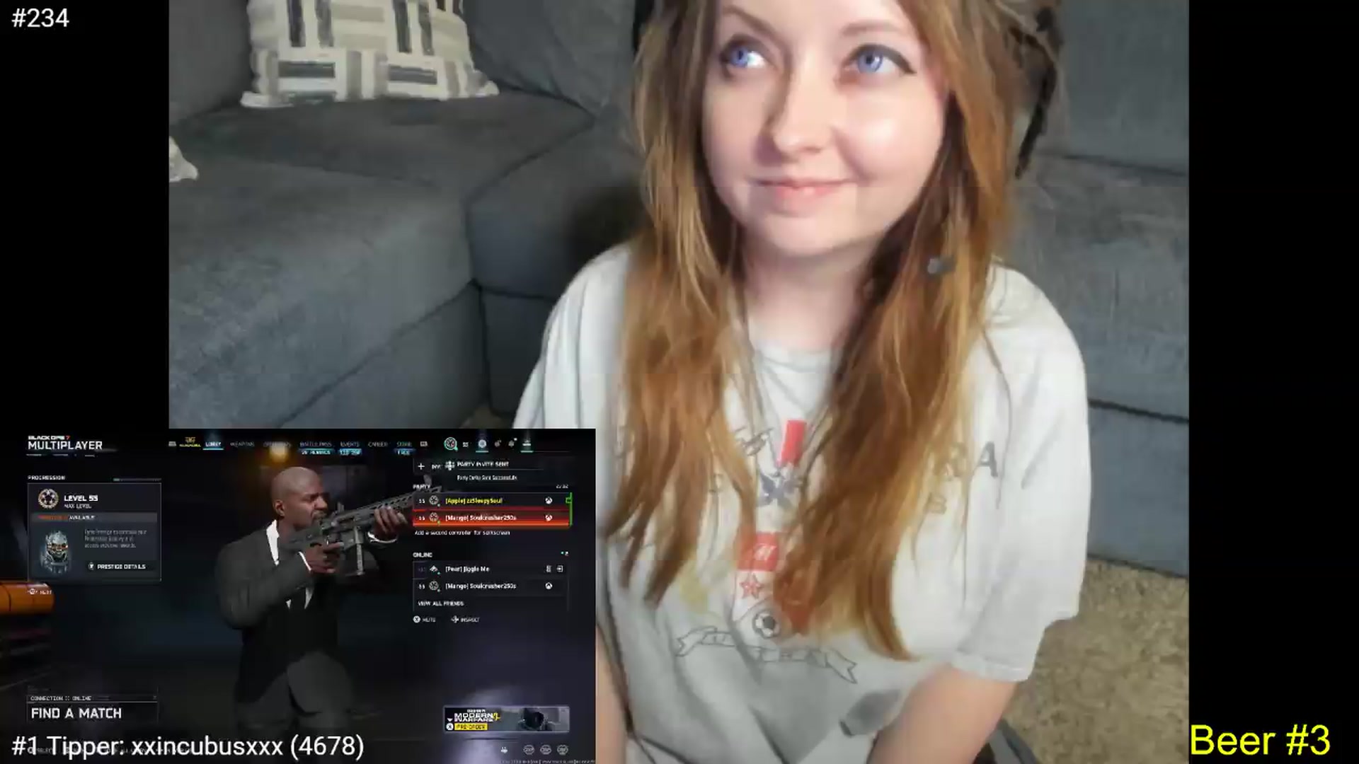 Gallery image thumbnail from PrincessBluu's myfreecams stream on, 08/01/2026, 20:47 image 18 of 20