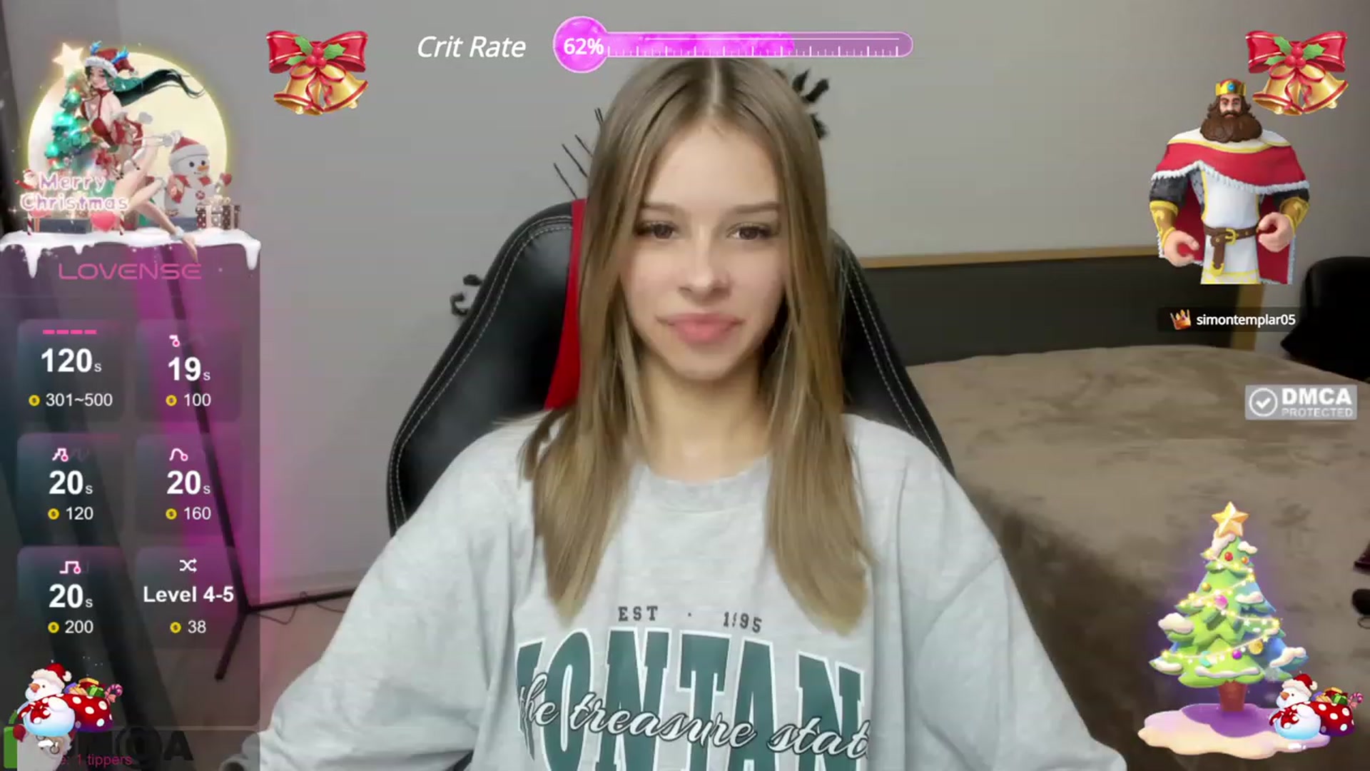 Gallery image thumbnail from PrincessCathy's myfreecams stream on, 12/19/2023, 08:50 image 1 of 20