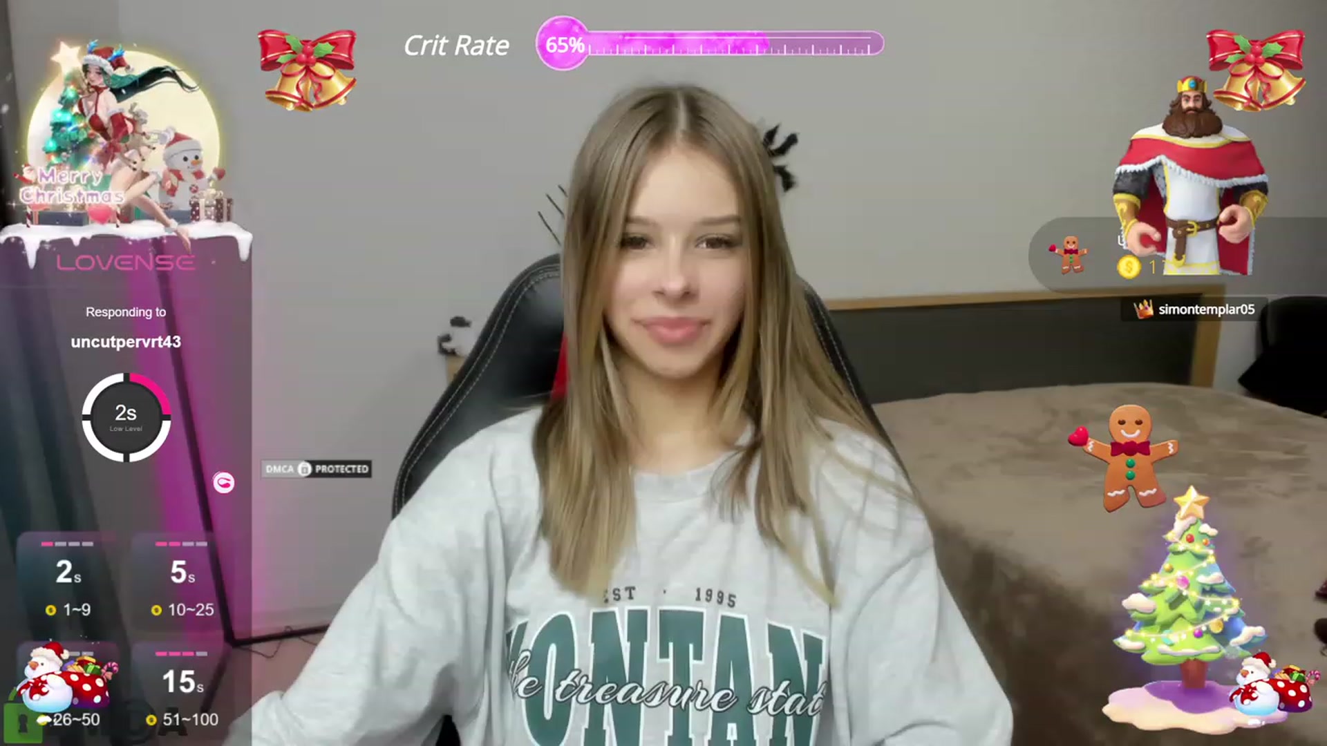 Gallery image thumbnail from PrincessCathy's myfreecams stream on, 12/19/2023, 08:50 image 5 of 20
