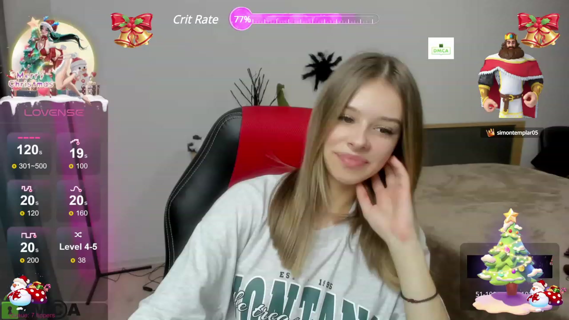 Gallery image thumbnail from PrincessCathy's myfreecams stream on, 12/19/2023, 08:50 image 18 of 20