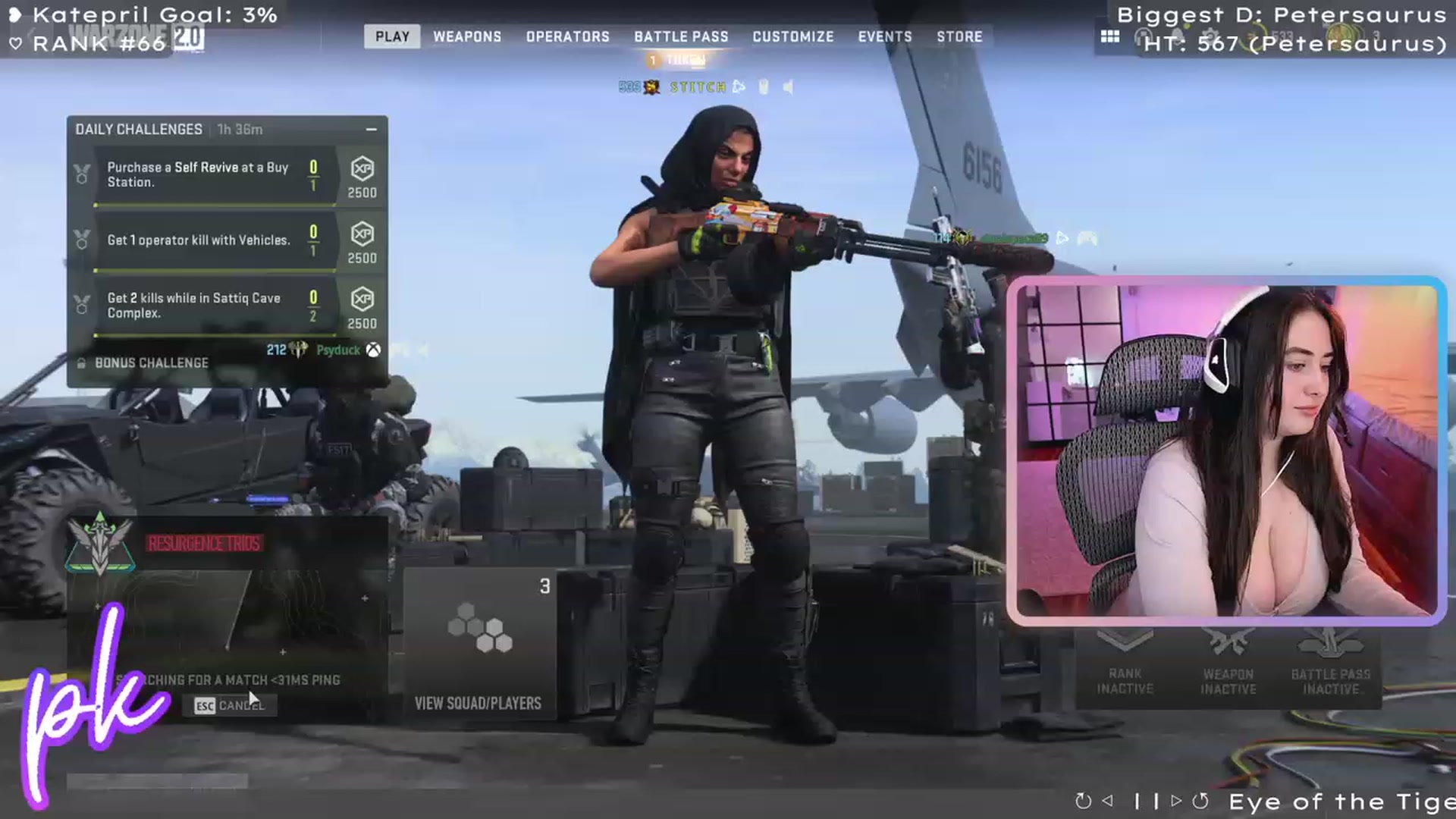 Gallery image thumbnail from PrincessKate's myfreecams stream on, 04/30/2023, 03:52 image 1 of 20