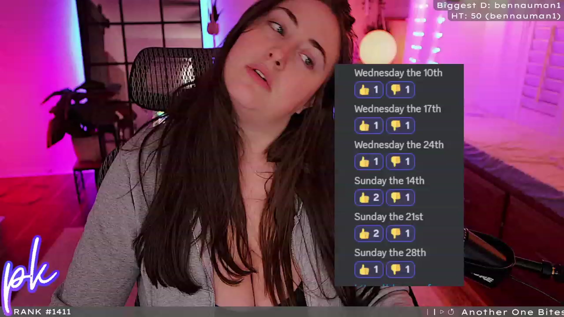 Gallery image thumbnail from PrincessKate's myfreecams stream on, 01/09/2024, 03:40 image 6 of 20