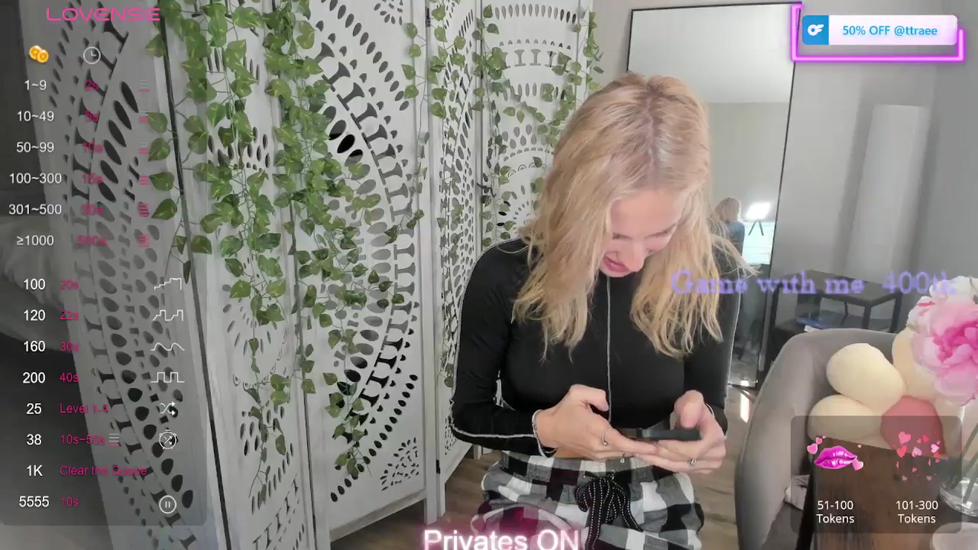 Gallery image thumbnail from PrincesssTati's myfreecams stream on, 01/29/2024, 23:59 image 7 of 20