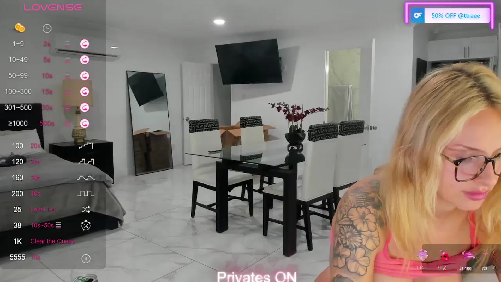 Gallery image thumbnail from PrincesssTati's myfreecams stream on, 02/07/2024, 24:16 image 16 of 20
