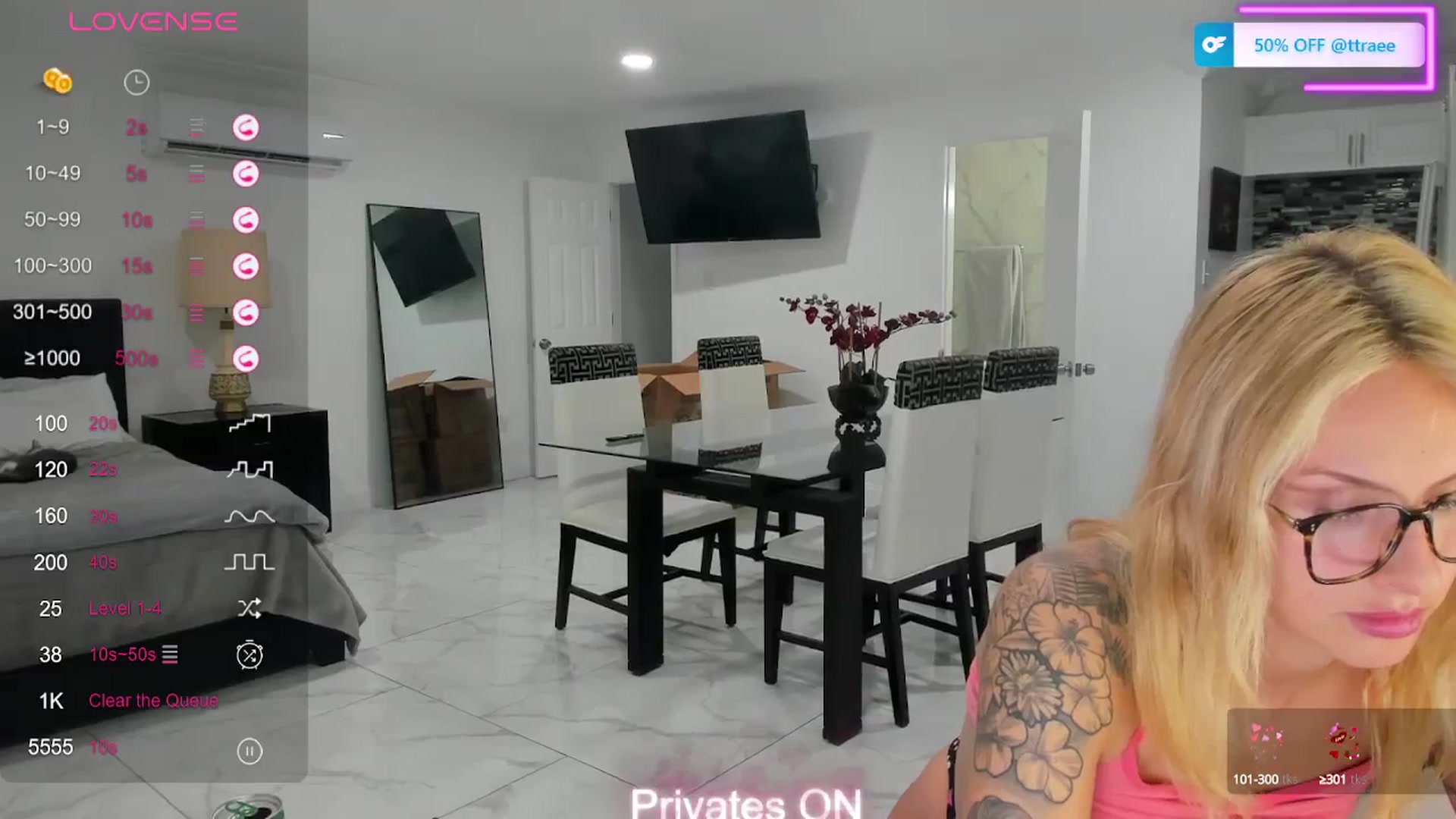 Gallery image thumbnail from PrincesssTati's myfreecams stream on, 02/07/2024, 24:16 image 19 of 20