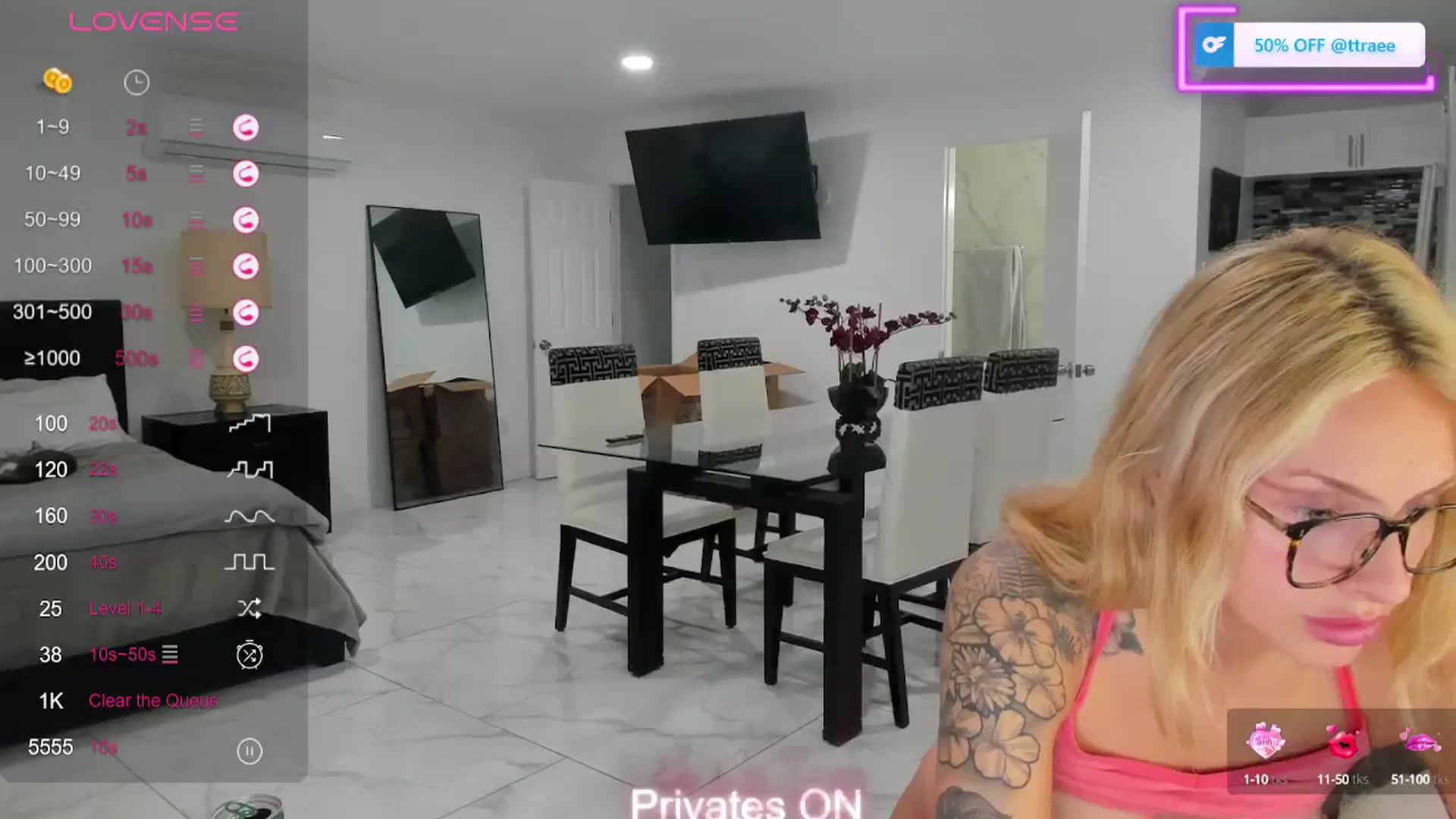 Gallery image thumbnail from PrincesssTati's myfreecams stream on, 02/07/2024, 24:16 image 20 of 20