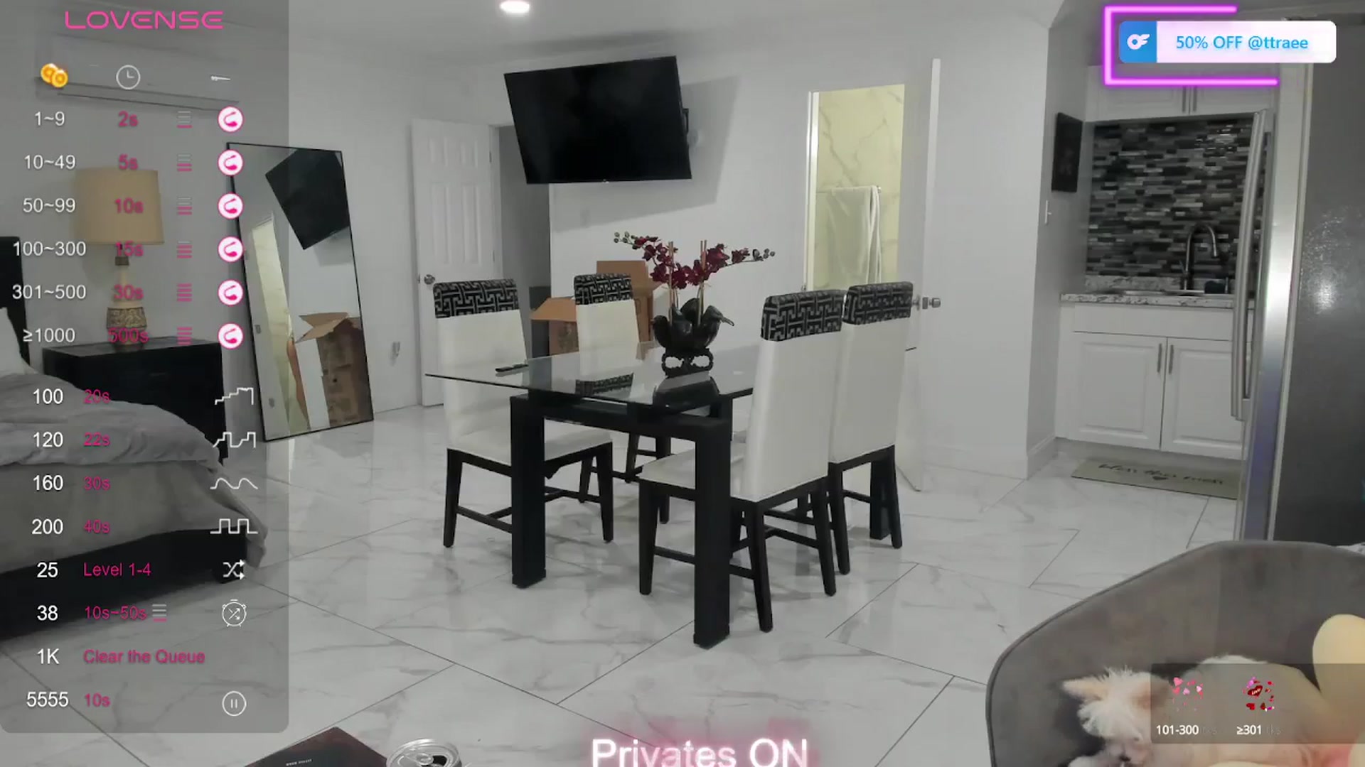 Gallery image thumbnail from PrincesssTati's myfreecams stream on, 02/07/2024, 05:05 image 6 of 20