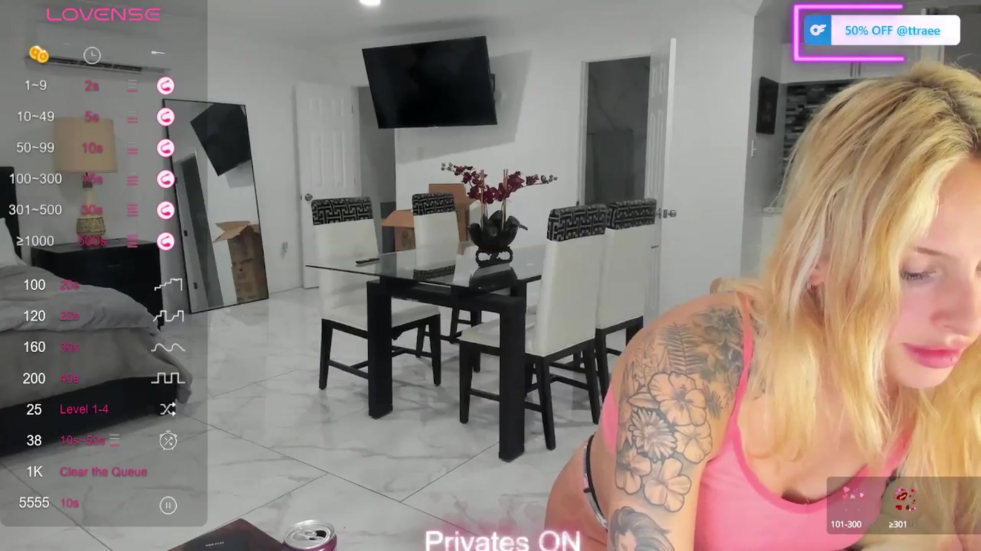 Gallery image thumbnail from PrincesssTati's myfreecams stream on, 02/07/2024, 05:05 image 11 of 20