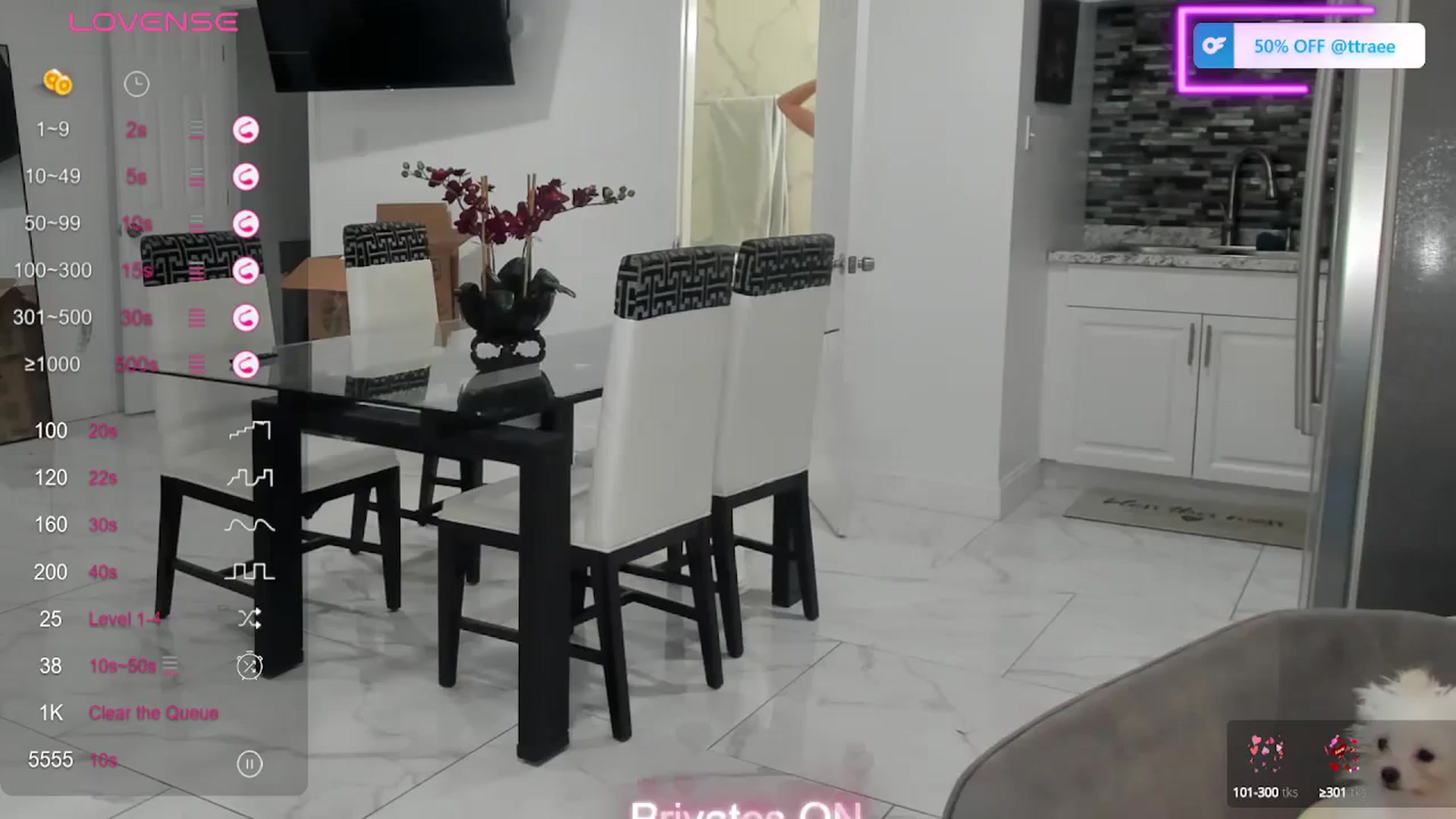 Gallery image thumbnail from PrincesssTati's myfreecams stream on, 02/07/2024, 05:05 image 17 of 20