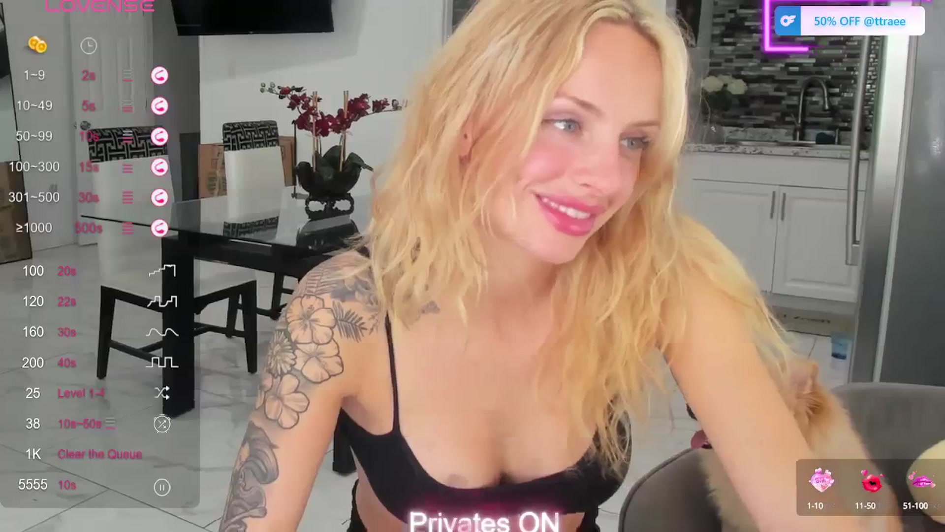 Gallery image thumbnail from PrincesssTati's myfreecams stream on, 02/08/2024, 19:04 image 15 of 20