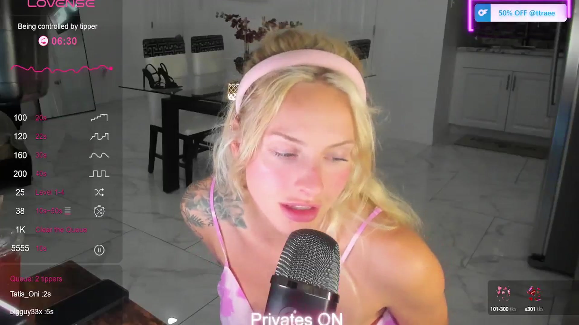 Gallery image thumbnail from PrincesssTati's myfreecams stream on, 02/17/2024, 01:12 image 6 of 20