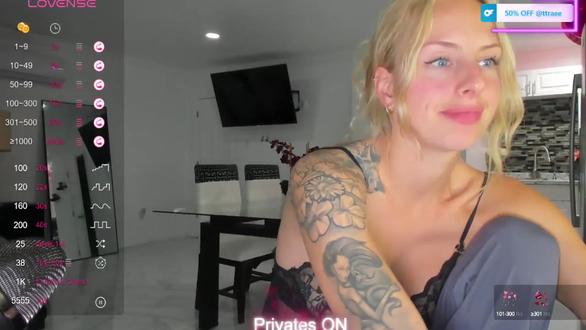 Gallery image thumbnail from PrincesssTati's myfreecams stream on, 02/20/2024, 01:44 image 13 of 20