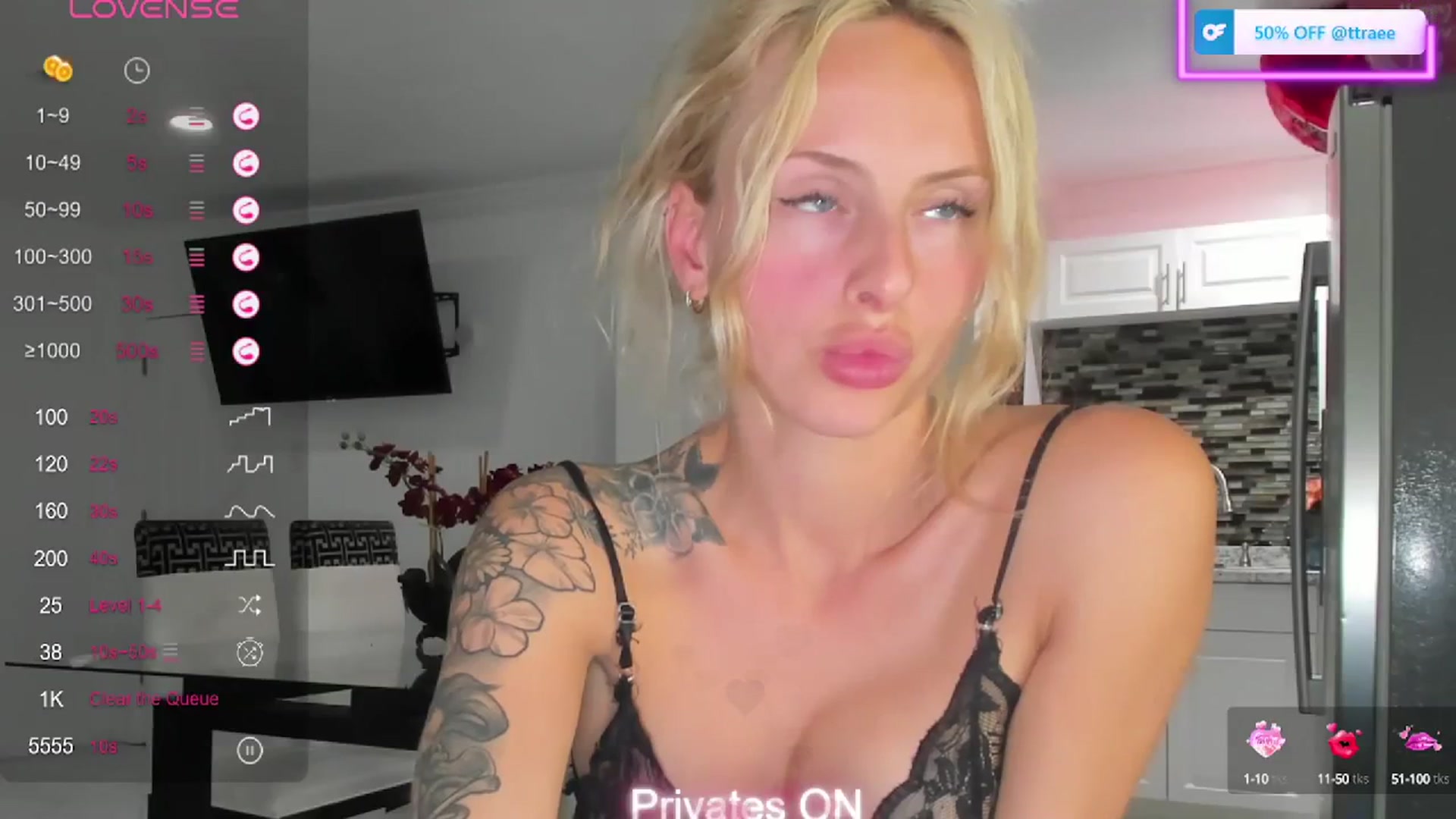 Gallery image thumbnail from PrincesssTati's myfreecams stream on, 02/20/2024, 02:52 image 12 of 20