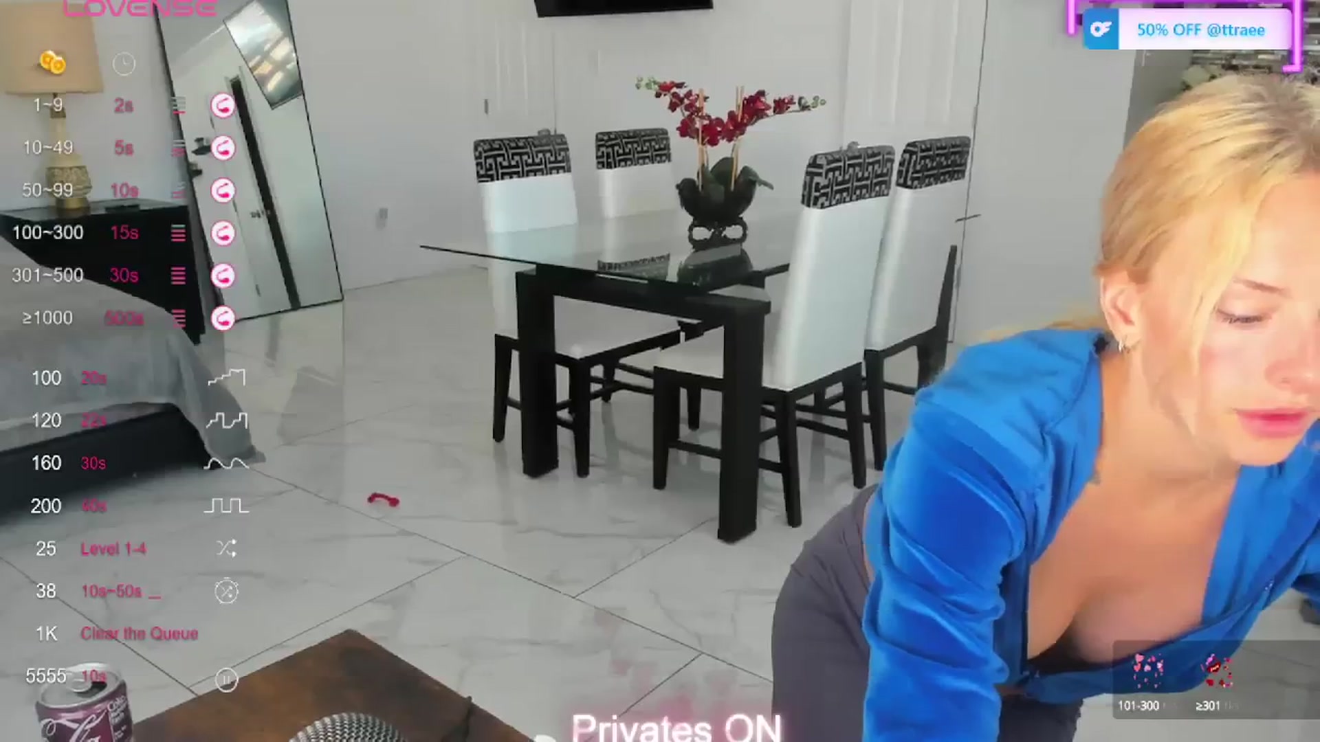 Gallery image thumbnail from PrincesssTati's myfreecams stream on, 02/20/2024, 20:36 image 18 of 20