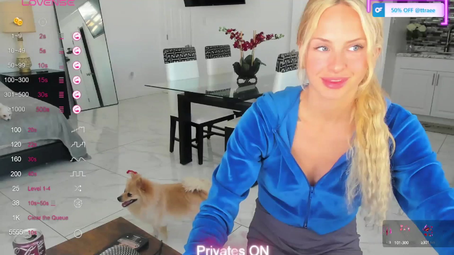 Gallery image thumbnail from PrincesssTati's myfreecams stream on, 02/20/2024, 20:36 image 19 of 20
