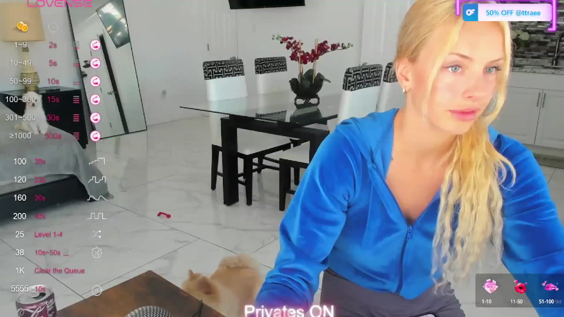 Gallery image thumbnail from PrincesssTati's myfreecams stream on, 02/20/2024, 20:36 image 20 of 20
